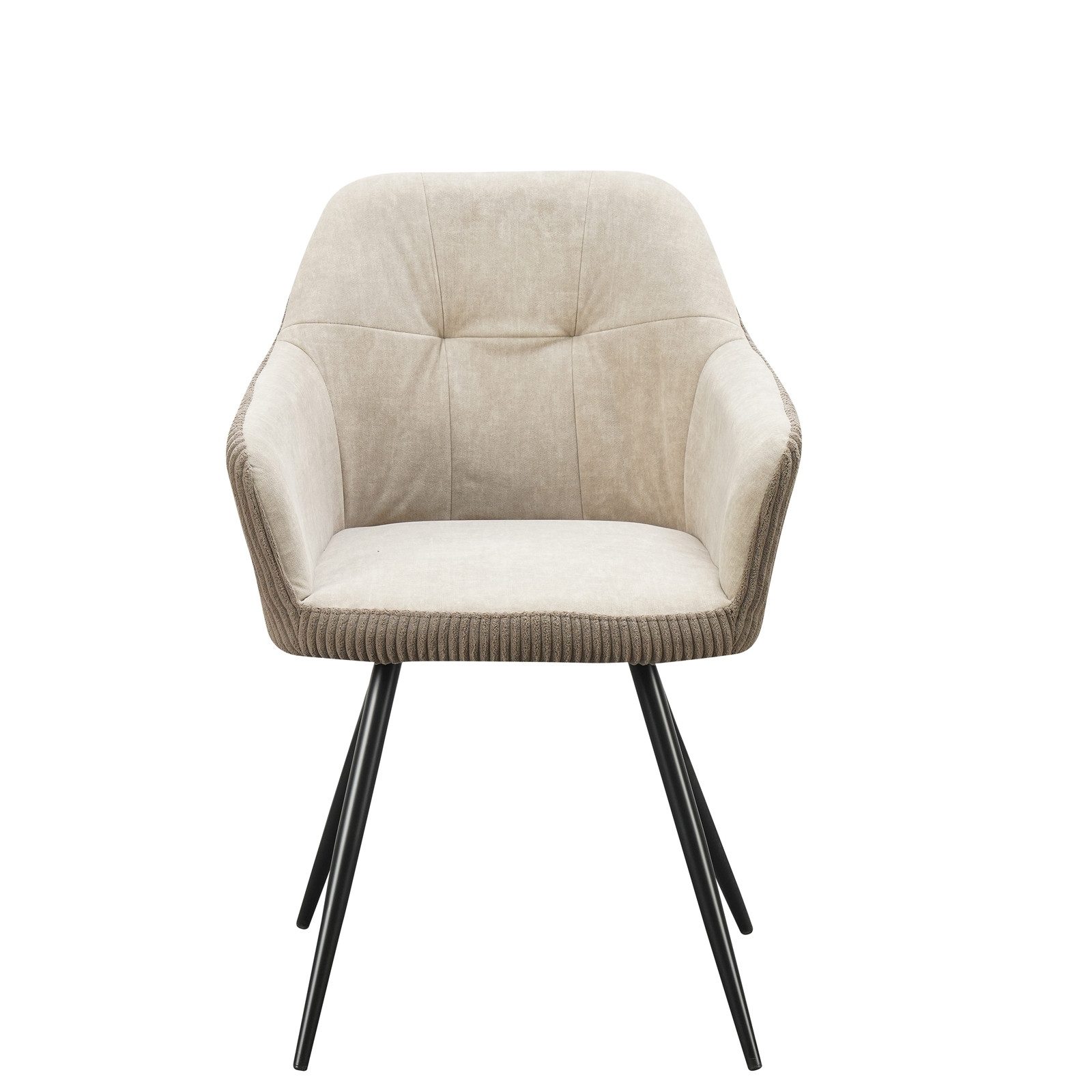 HTI-Living Esszimmerstuhl Esszimmerstuhl Taupe 2er Set günstig online kaufen