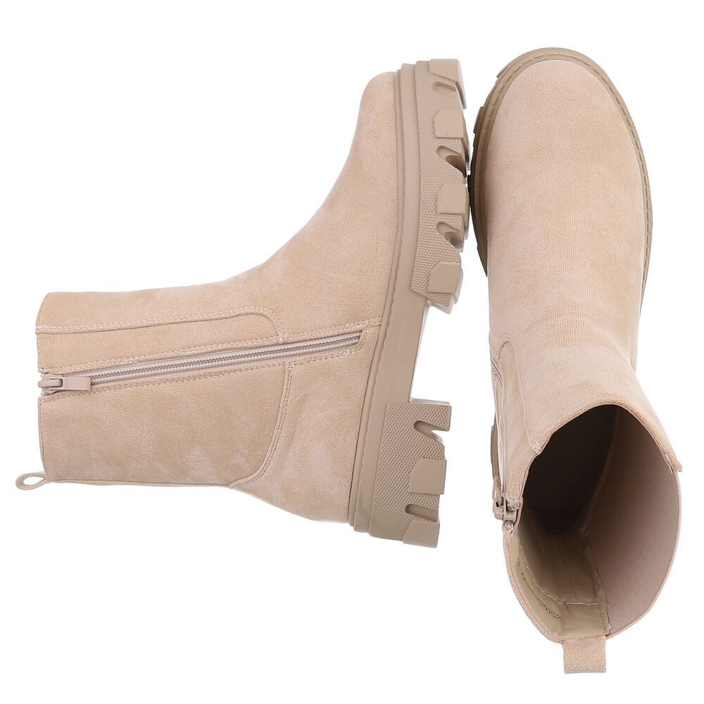 Ital-Design Stylische Stiefelette mit robuster Sohle günstig online kaufen