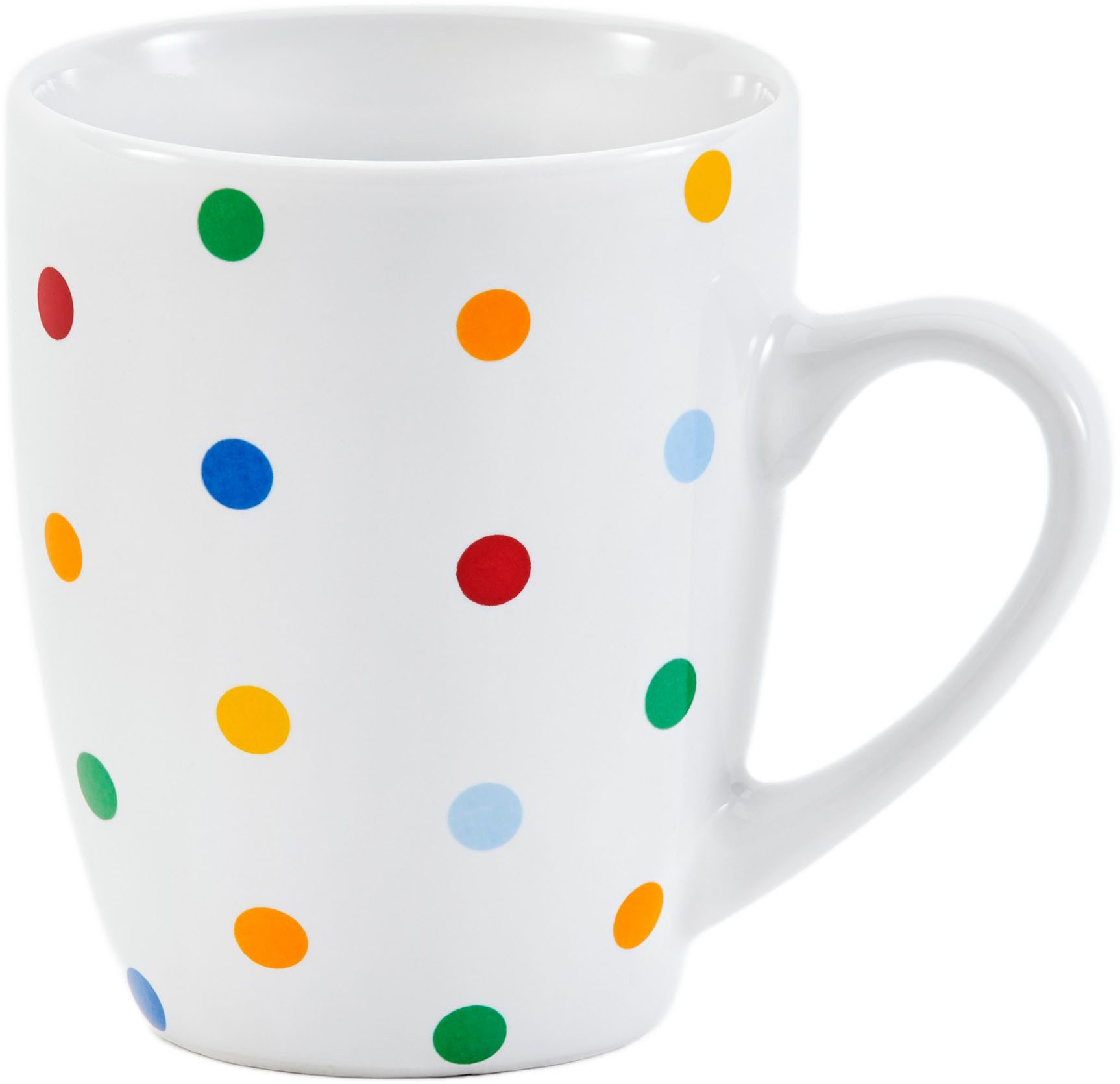 van Well Кружки Capri, Porzellan, spülmaschinengeeignet, mikrowellengeeignet, 0,27 L, 6-teilig