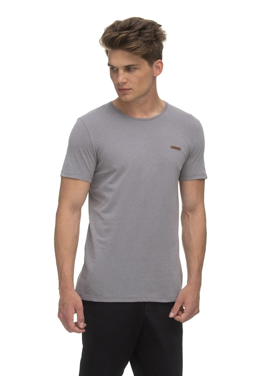 Herren Kurzarm-Shirt Ragwear T-Shirt Ragwear Grey Grady M