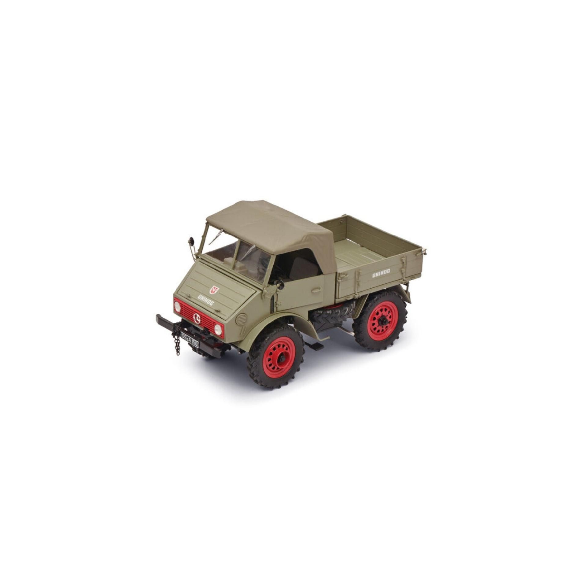 Schuco Modellbausatz MB Unimog U401 DieCast / 1:18, Maßstab 1:18