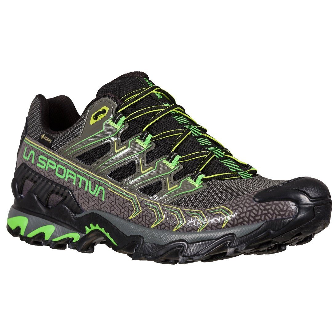 Trail-Laufschuhe Ultra Raptor II GTX (wasserdicht) metallgrau/grün Wanderschuh