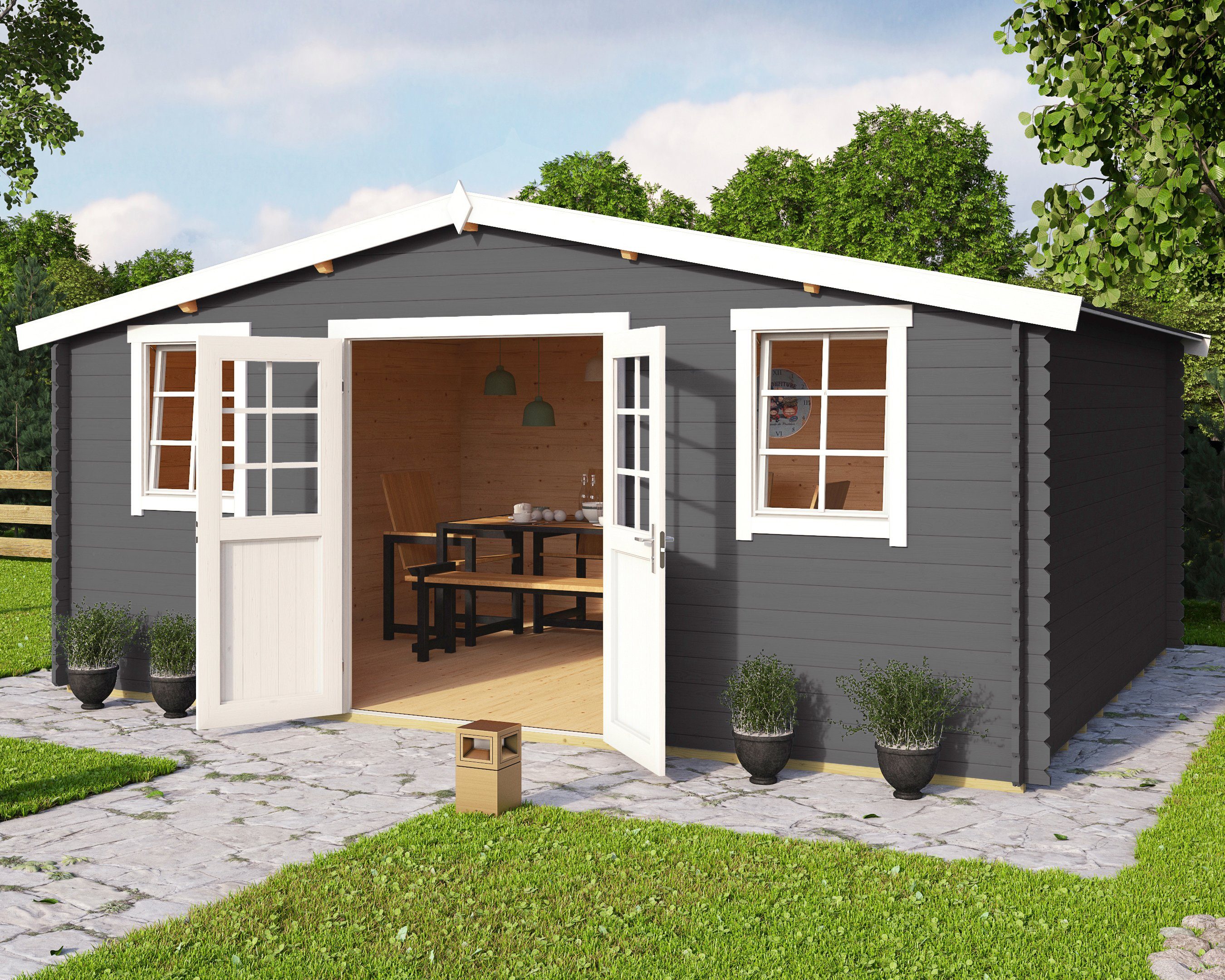 LASITA MAJA Gartenhaus Mosel 5, BxT: 549x420 cm