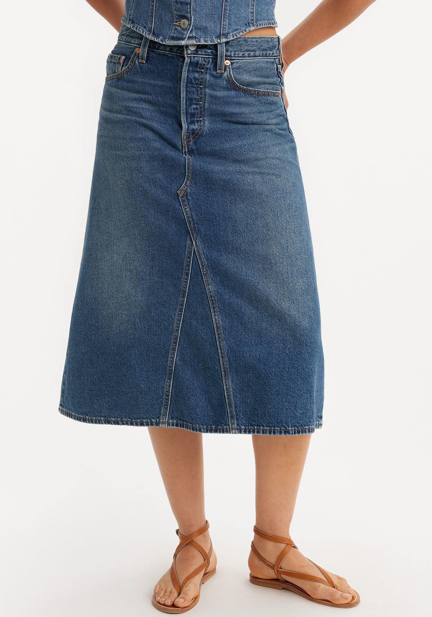 Levi's® Jeansrock HR A LINE DECON günstig online kaufen