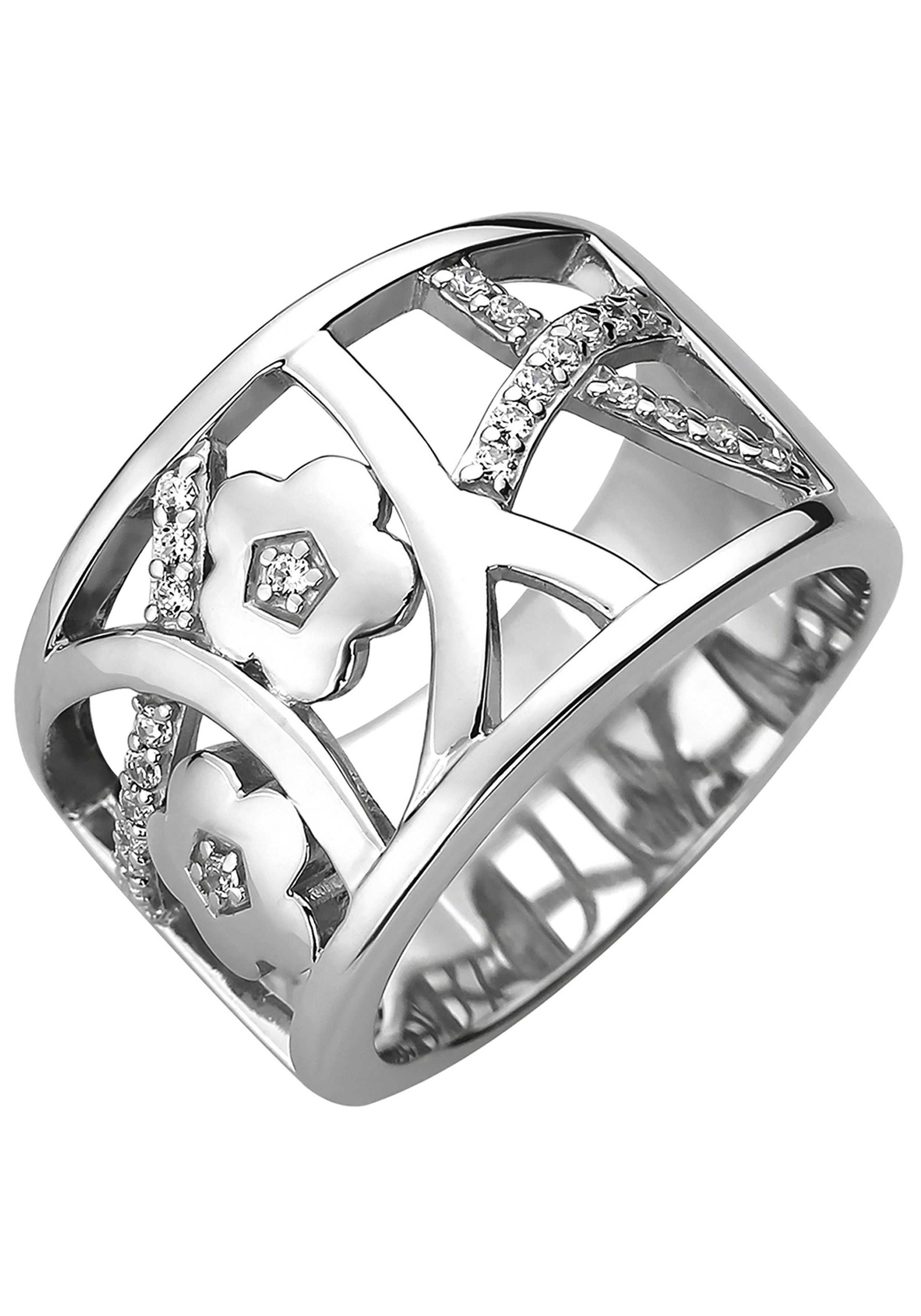 JOBO Fingerring, breit 925 Silber mit günstig online kaufen