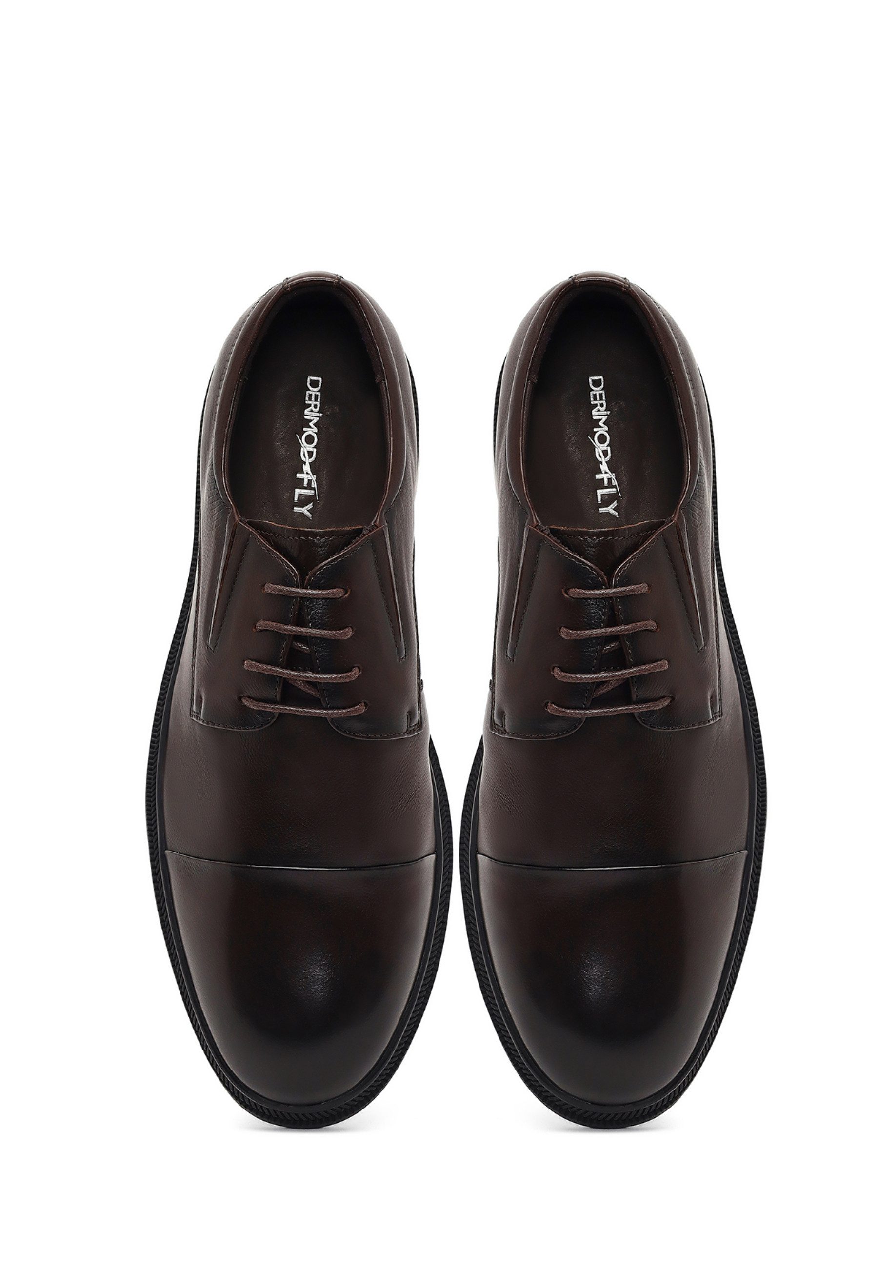 Derimod Klassische Schnürschuhe aus Leder Schnürschuh Schnürsenkel, Lederfutter