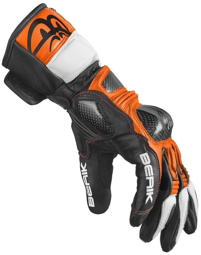 Namib Black/White/Orange Berik Motorradhandschuhe Pro Motorradhandschuhe