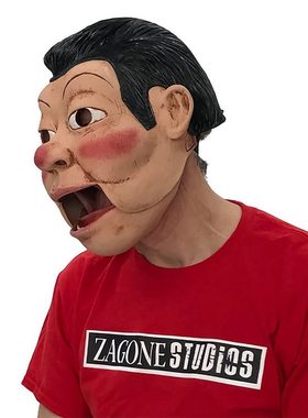 Zagone Studios Verkleidungsmaske Bauchrednerpuppe Mario, Mario, der Nette, kann sogar seinen Mund bewegen!