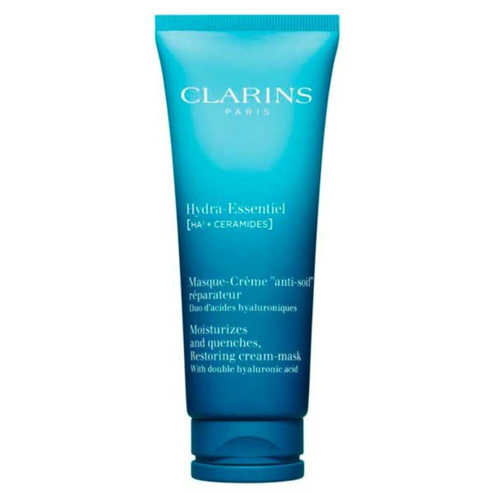 Clarins Gesichtsmaske HYDRA-ESSENTIEL reparierende Masken-Creme 75 ml