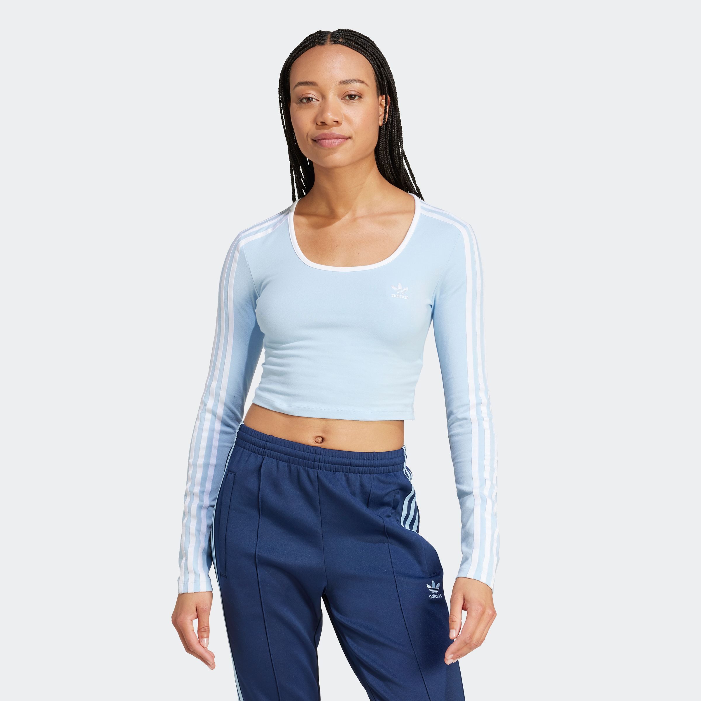 adidas Originals Langarmshirt 3S LS CROP günstig online kaufen