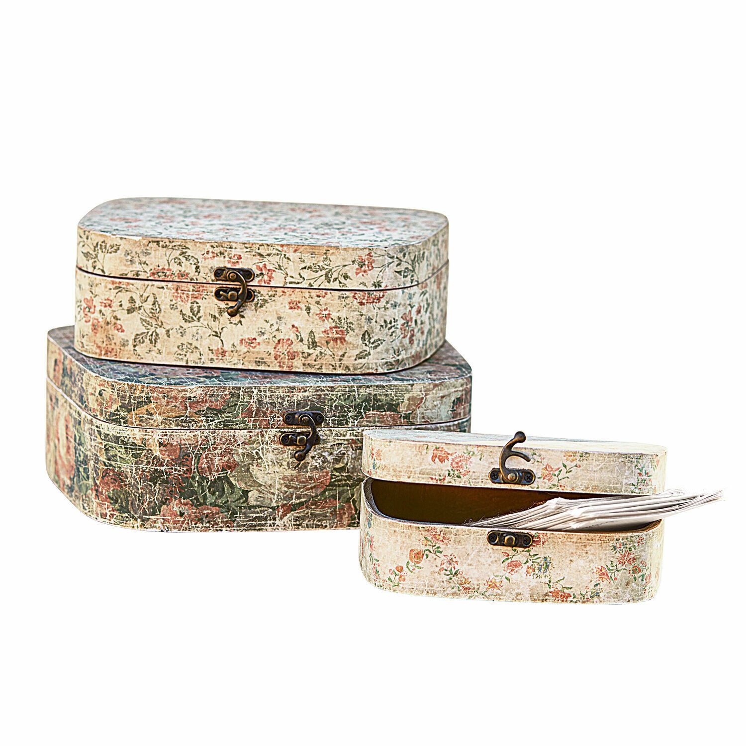 Mirabeau Dekokorb Box 3er Set Emmylou bunt (3er Set, 3er Set)