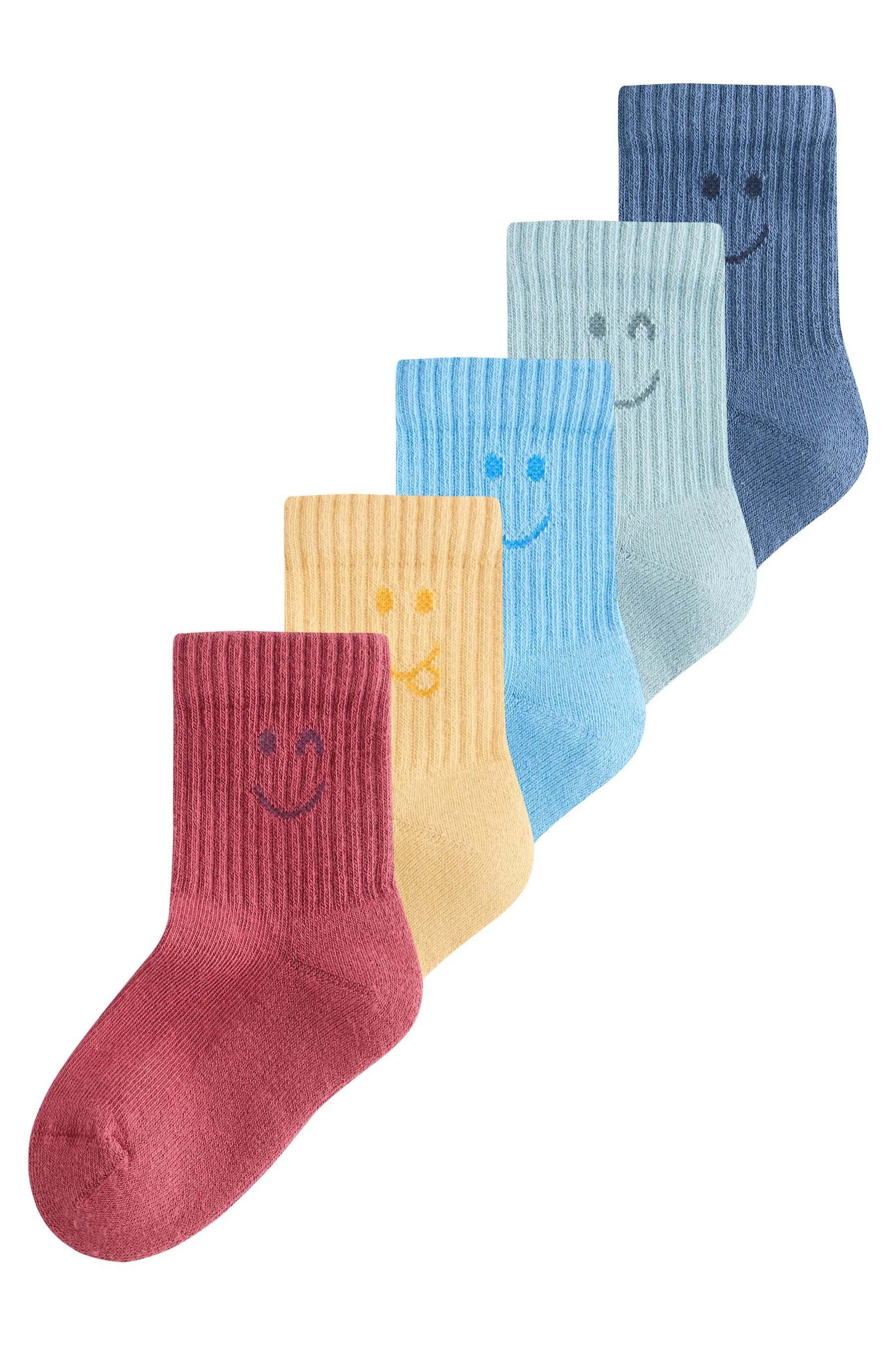 Next Basicsocken Socken mit gepolstertem Fußbett, 5er-Pack (5-Paar)