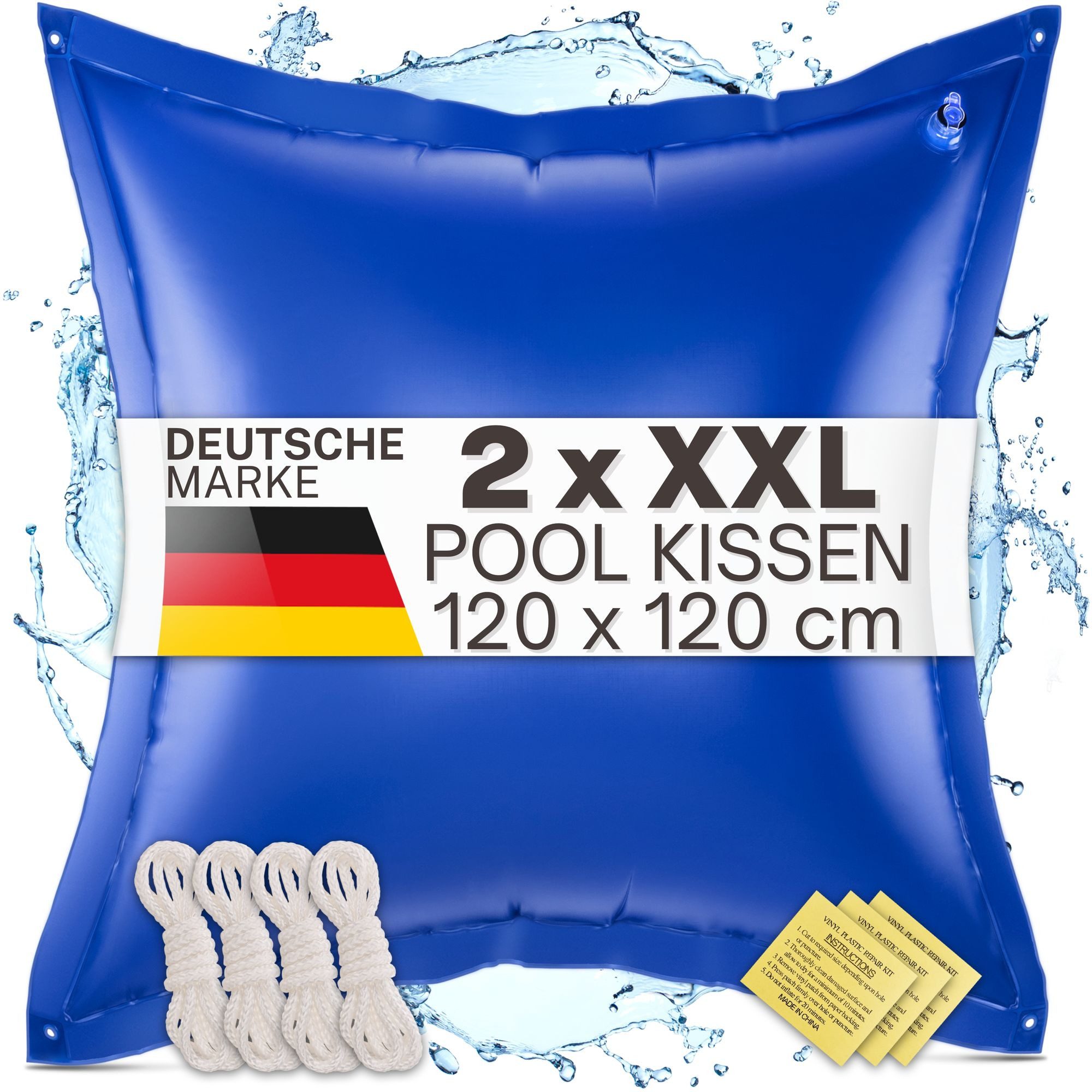 bonsport Pool-Abdeckplane Pool Kissen 118x118 cm, günstig online kaufen