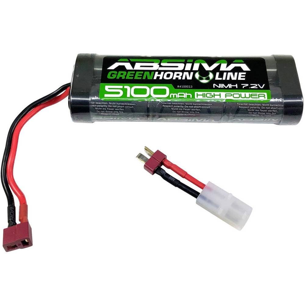 7.2 V 5100 mAh NiMH Stick Greenhorn 4100013 Akku