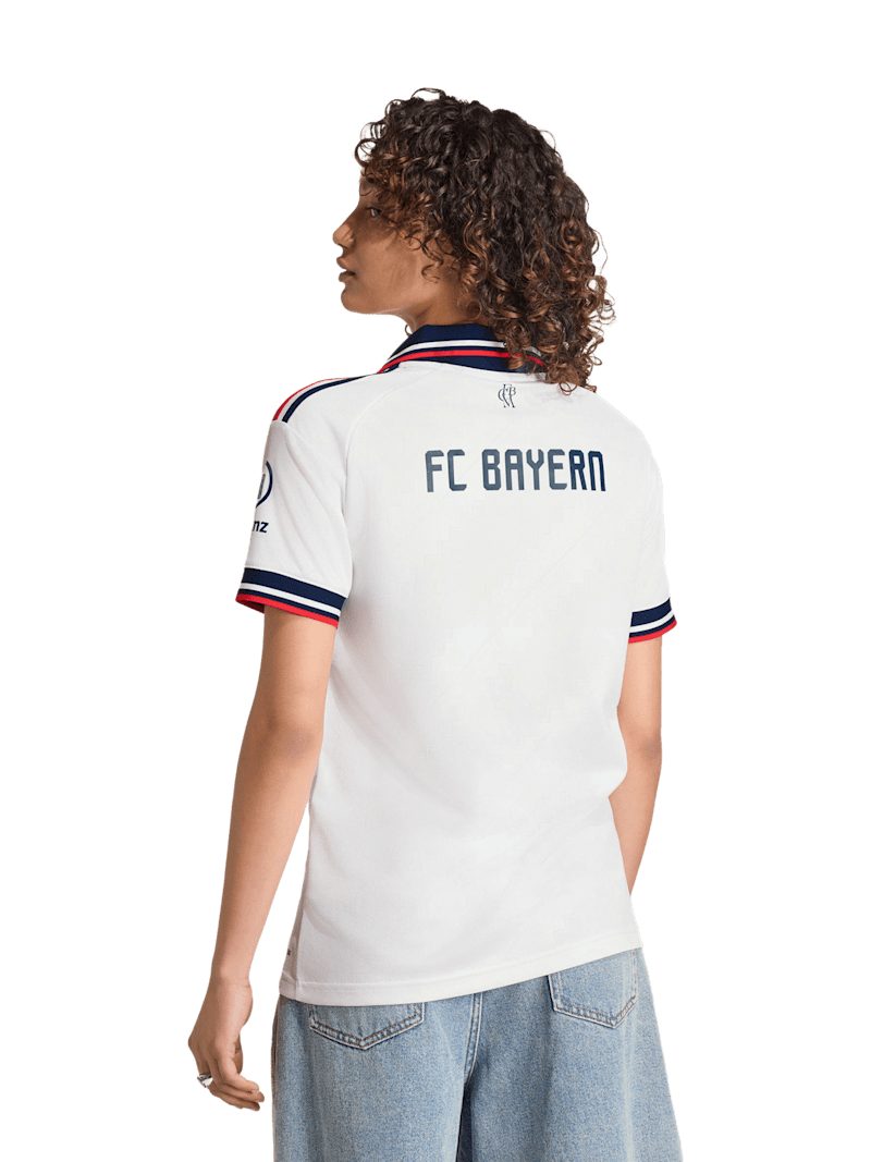 adidas Performance Fußballtrikot FC Bayern München, Trikot Away 26-27, Damen, weiß