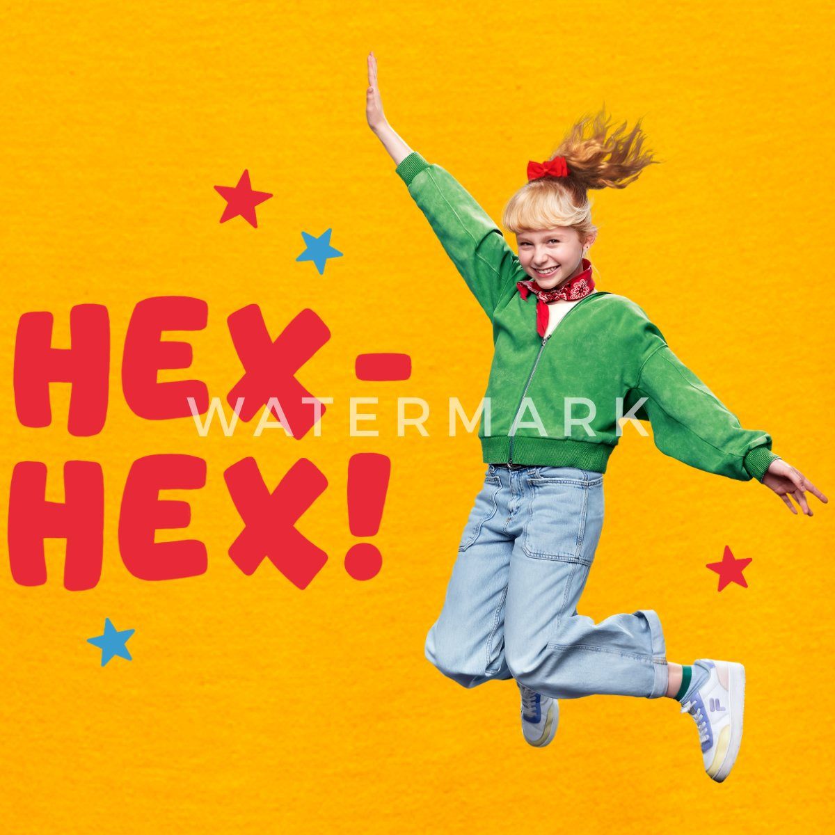 Spreadshirt T-Shirt Bibi Blocksberg Film Bibi Springt Mit Hex Hex! Teenager T-Shirt (1-tlg)