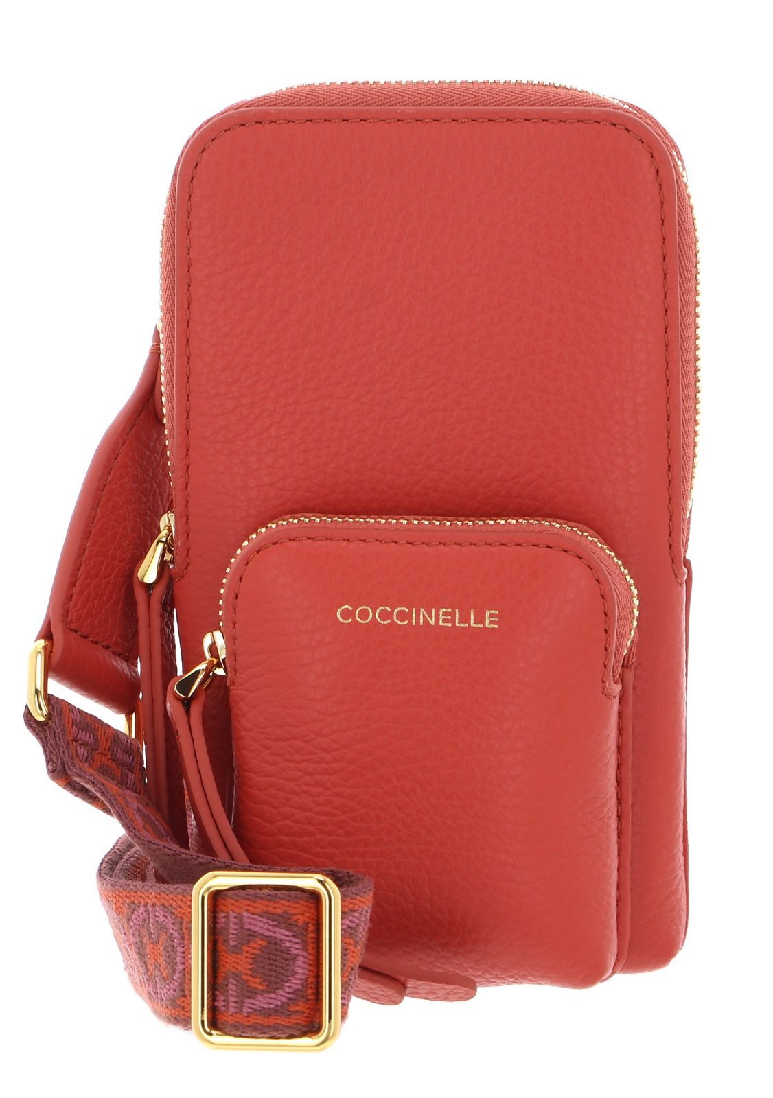 COCCINELLE Handytasche Hi-Tech Phone Bag, aus echtem Rindsleder