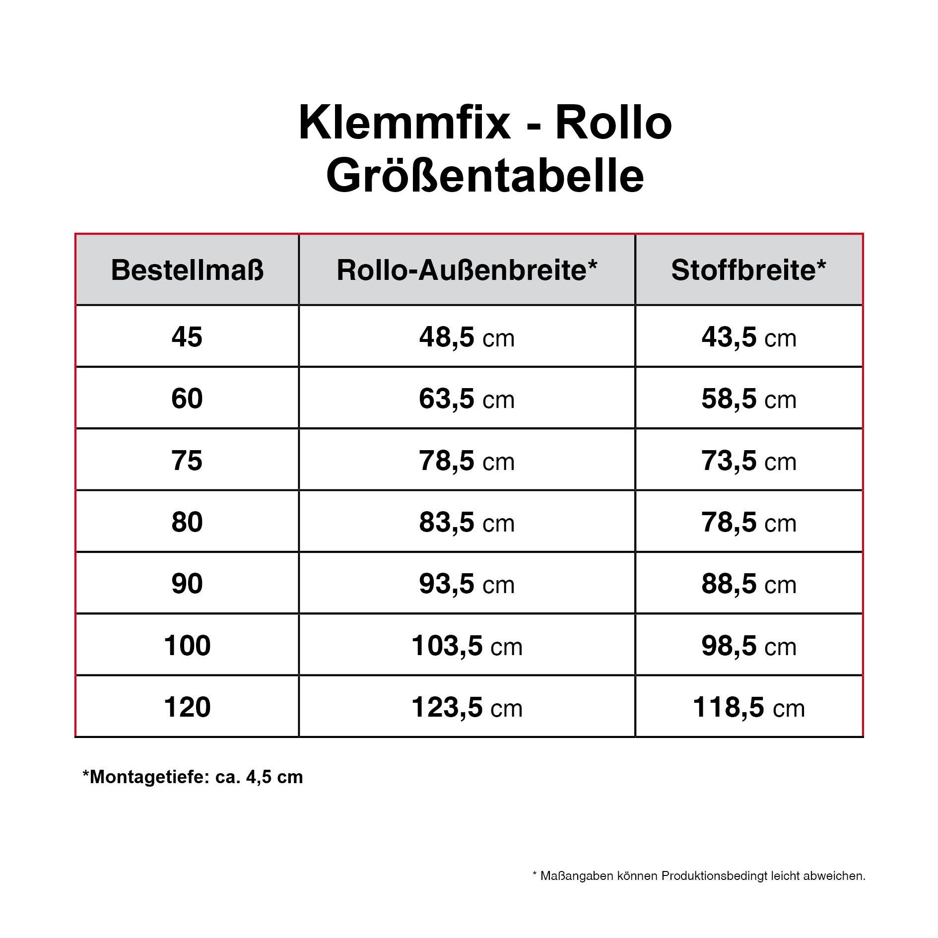 Seitenzugrollo Uni, HOMBERA, Lichtschutz, ohne Bohren oder Schrauben, freihängend, Klemmfix-Montage, einfache Bedienung, Schutz vor Blendung, Flexibilität in der Montage