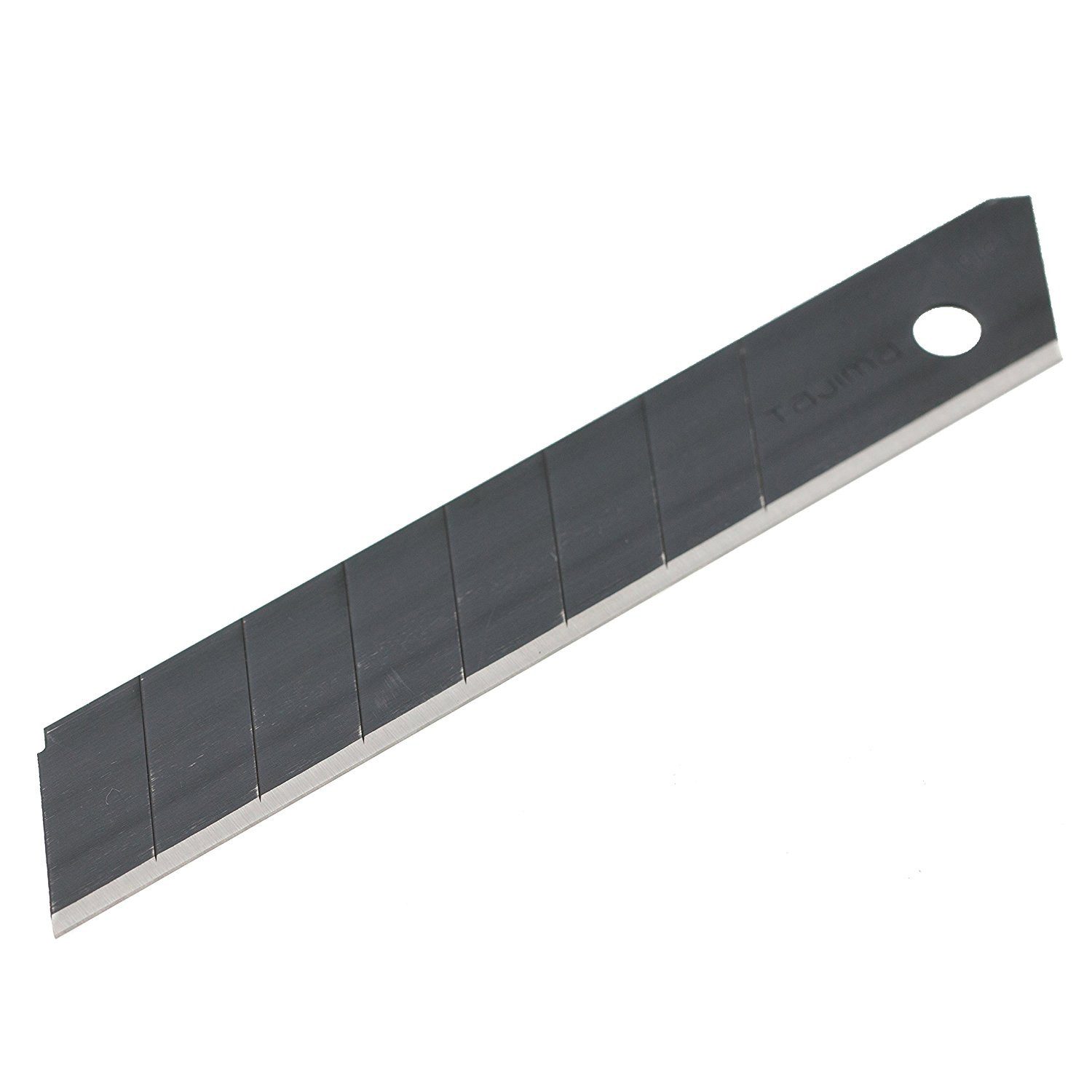 Tajima Messerklinge Tajima RAZAR Black Blade 18mm 50er (im Spender) (Set, 50-St., Ersatzklingen), Ersatzklinge Abbrechklinge Cuttermesserklinge Teppichmesserklinge