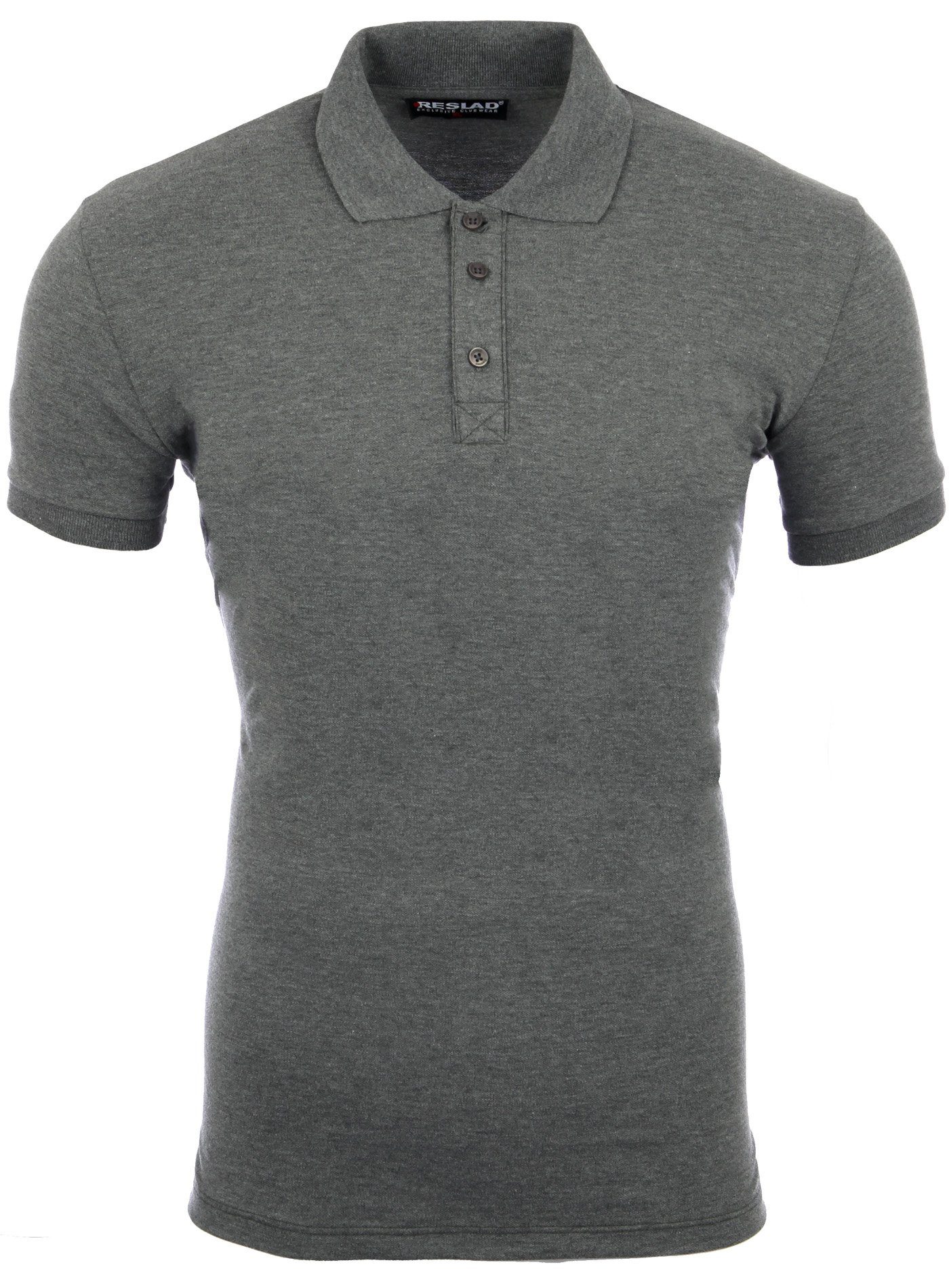 Kickdown Poloshirt Herren Slim Fit Club Wear Kontrast T-Shirt K-1924 SALE! 