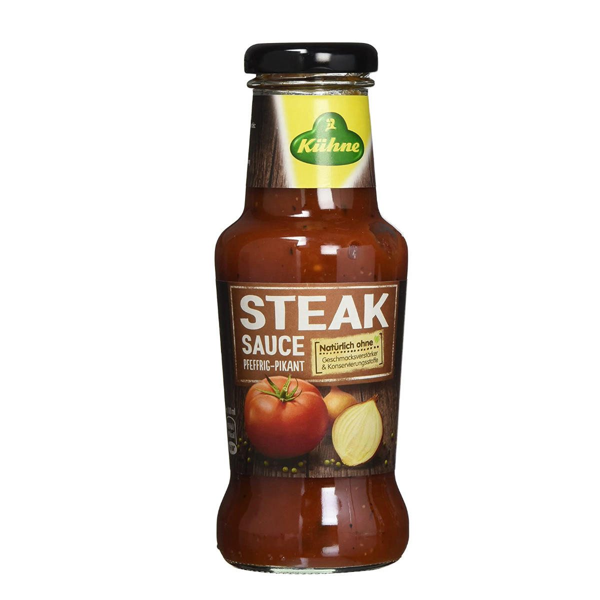 Kühne Saucen, Kühne Steak Sauce pfeffrig pikant und natürlich lecker 250ml