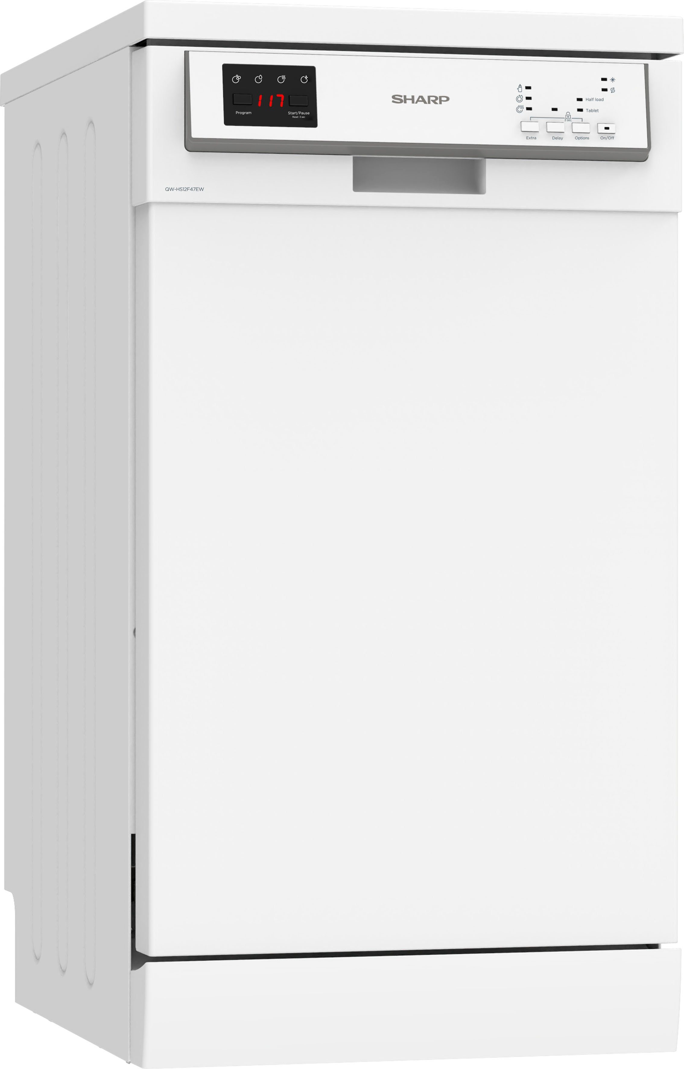 Sharp Standgeschirrspüler QW-HS12F47EW-DE, 11 l, 10 Maßgedecke