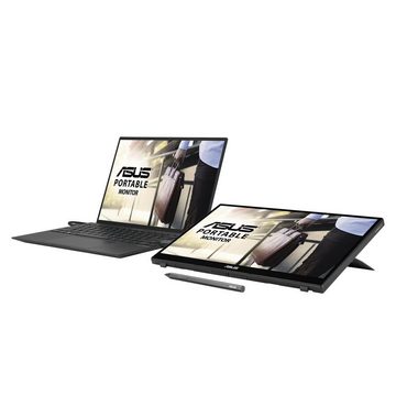 Asus ZenScreen Ink MB14AHD Portabler Monitor (35,60 cm/14 ", 1920 x 1080 px, Full HD, 5 ms Reaktionszeit, 60 Hz, LCD, IPS, 10-Punkt-Touch Stylus Pen, USB-C, Micro HDMI)