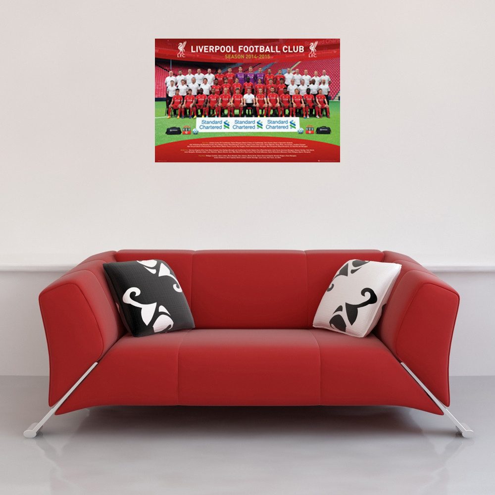 Poster Fußball - Poster - Liverpool - Team Photo 14/15