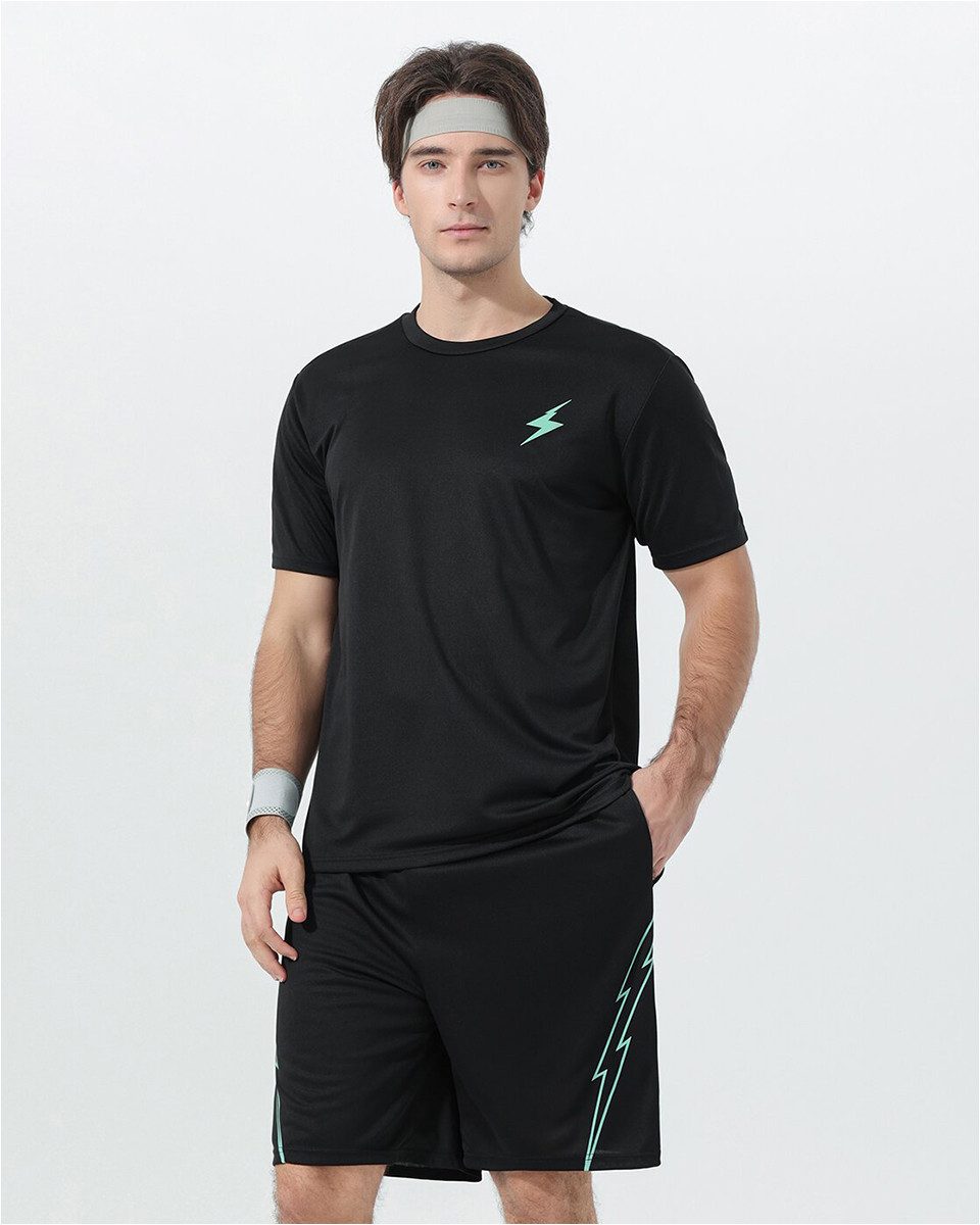 YOUTHUP Sportanzug, Herren Sportanzug mit Farbverlauf Regular Fit Set