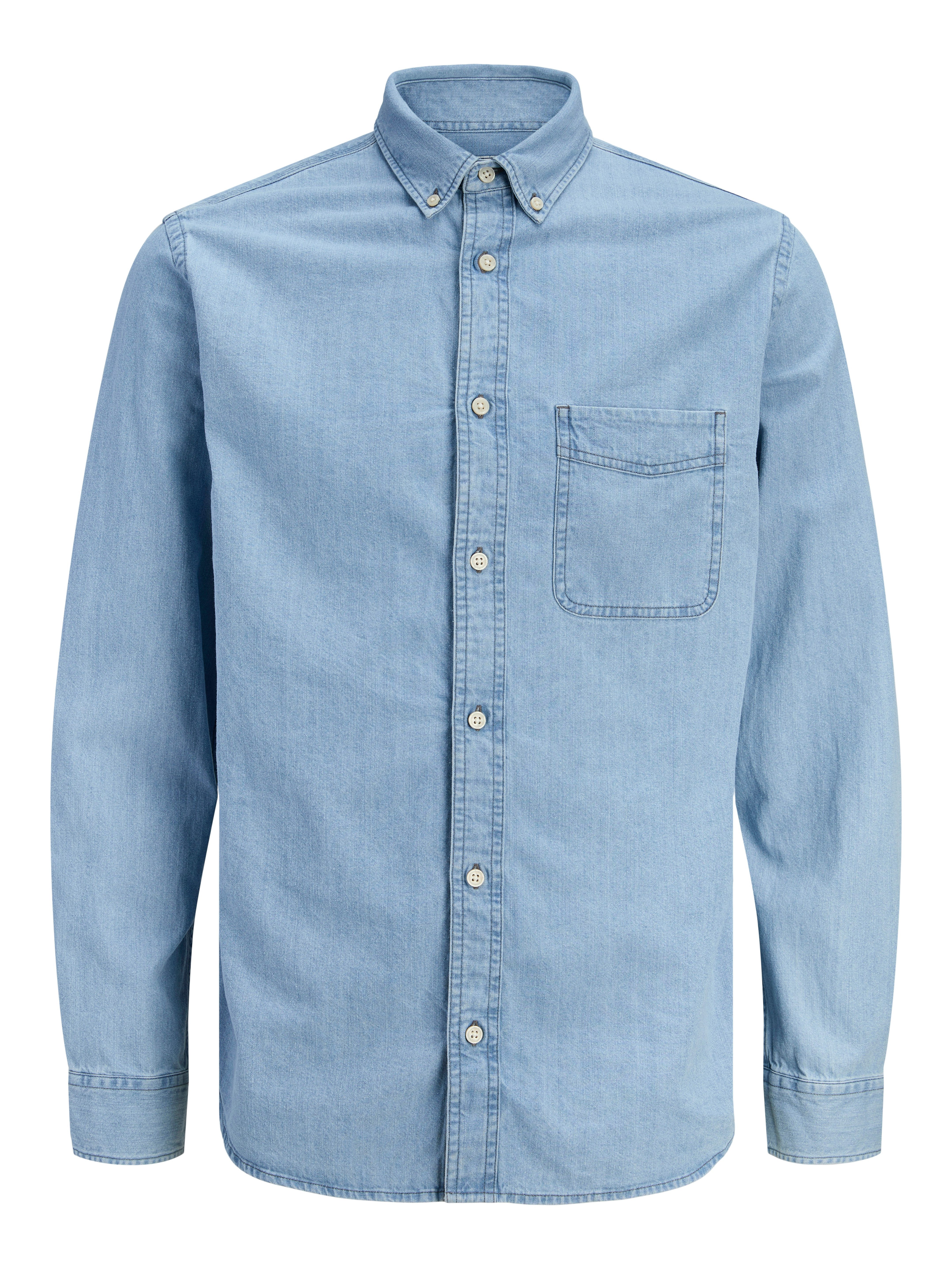 Jack & Jones Langarmhemd JPRBLUDEREK DENIM L/S SHIRT