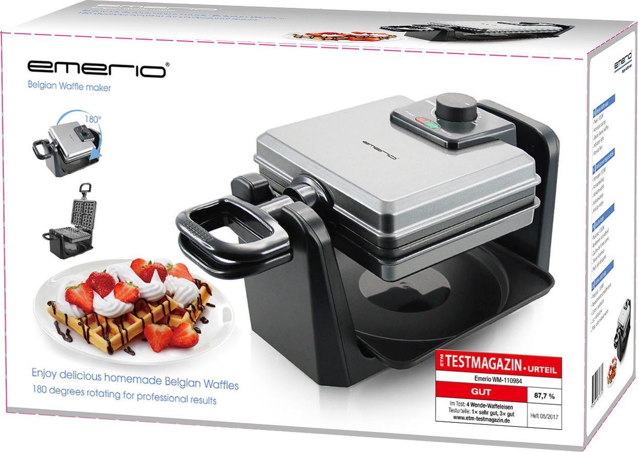 Waffeleisen 1000 W WM-110984.4, Emerio