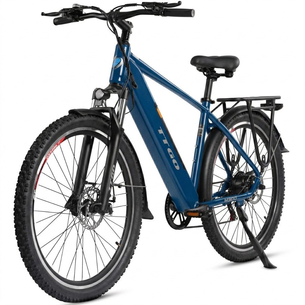 Vankel Cityrad M300 E-Fahrrad 720Wh Damen u. Herren Pedelec, 36V 20AH 120 km, Kettenschaltung, Heckmotor, 720 Wh, (Beleuchtungsset mit Batterieladegerät, Batterieschlüssel, Werkzeug), E-MTB 250W, 120km Reichweite, 27,5" MTB E-bikes