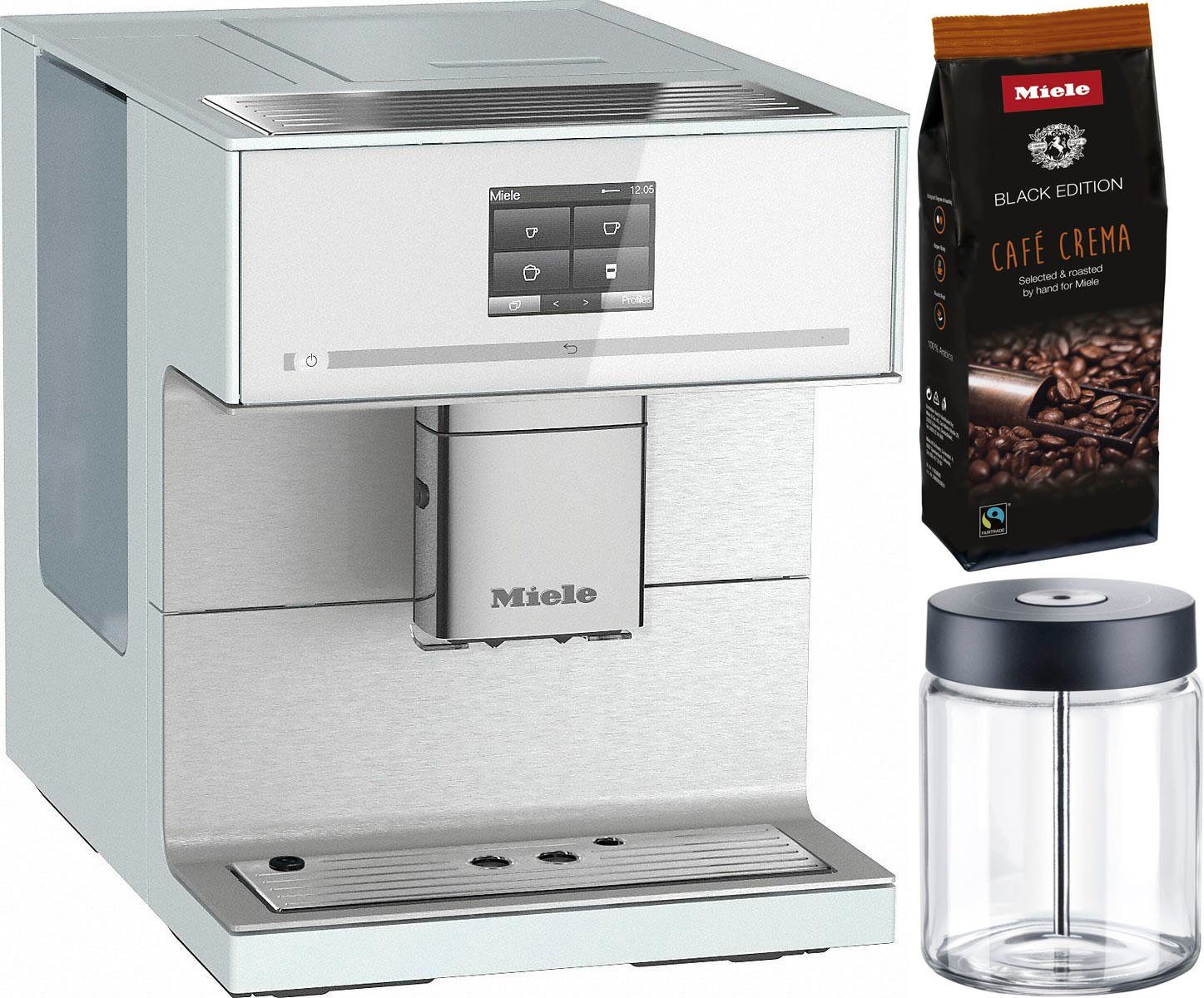 Miele Kaffeevollautomat CM7350 CoffeePassion, inkl. Milchgefäß, Kaffeekannenfunktion