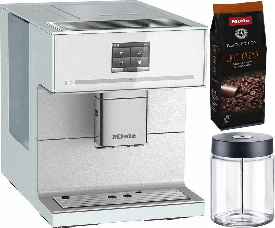 Miele Kaffeevollautomat CM7350 CoffeePassion, inkl. Milchgefäß,  Kaffeekannenfunktion, Perfekter Milchschaum für Kaffeespezialitäten -  Cappuccinatore