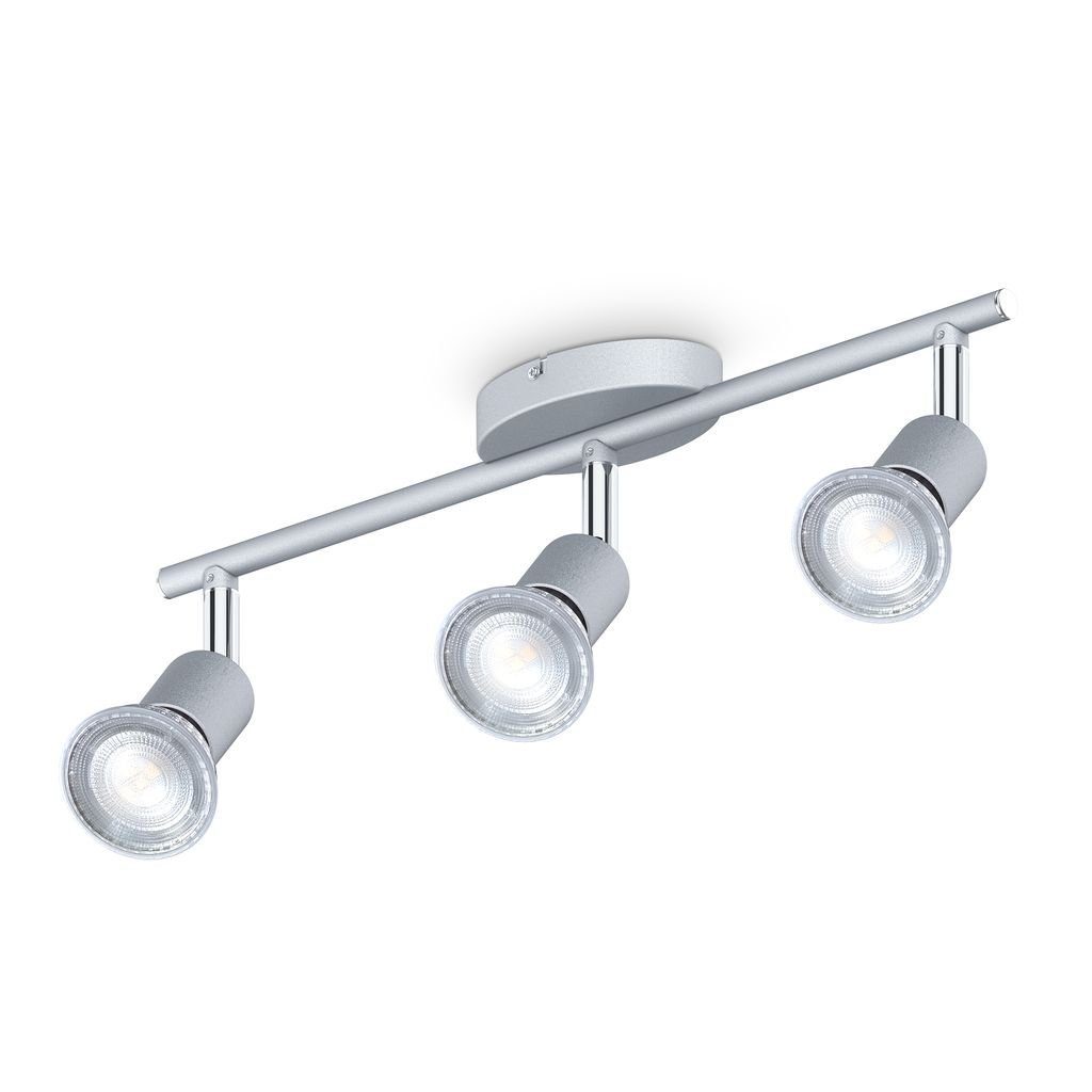 400lm Deckenleuchte LED wechselbar, LED 3-flammig B.K.Licht dreh- 4000K 3x schwenkbar Deckenspot 3x BKL1409, 5W GU10 - IP20 Neutralweiß,