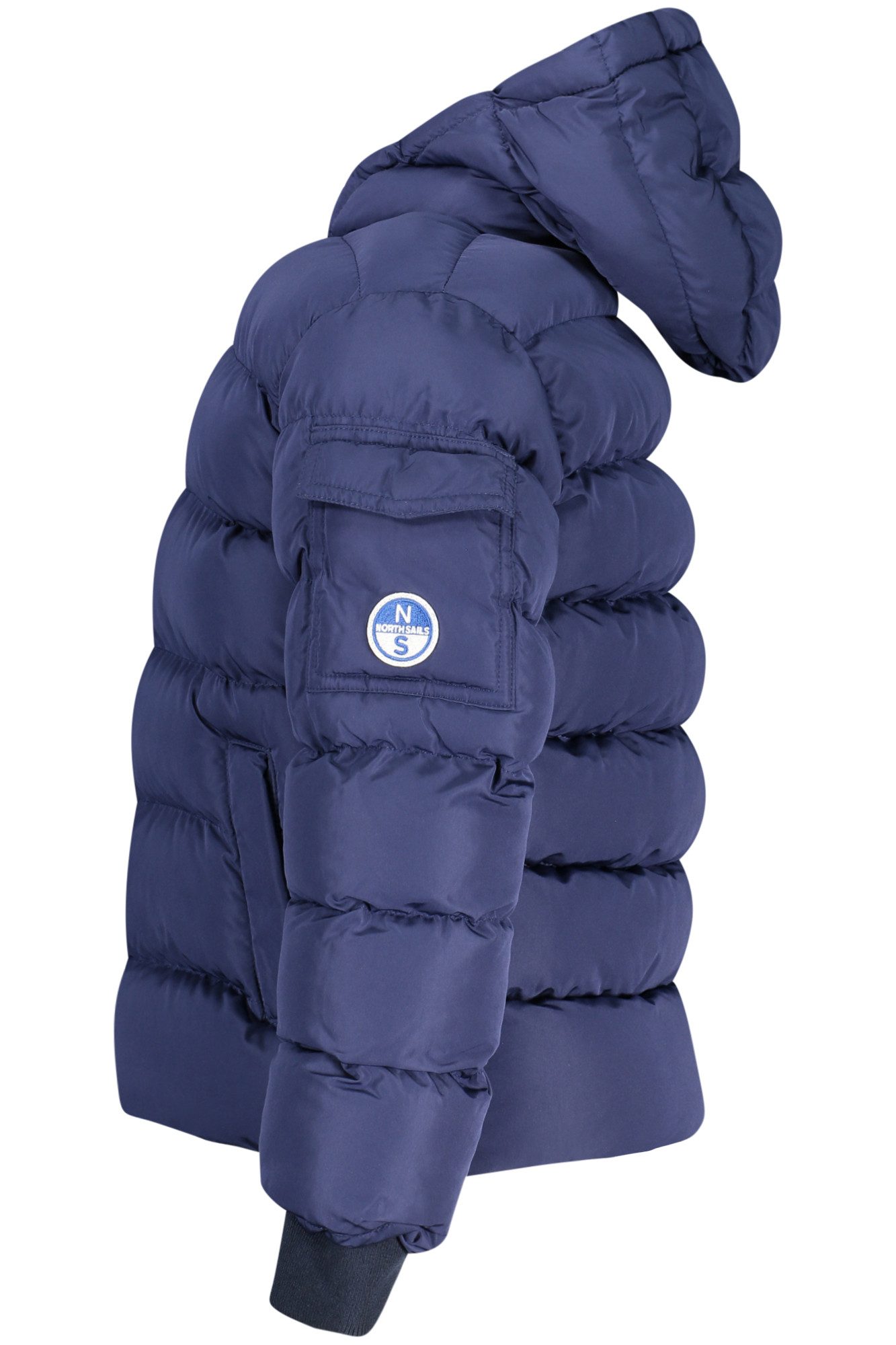 North Sails Outdoorjacke Kinderjacke Blau mit Kapuze aus Nachhaltigen Materialien, Vielseitig u
