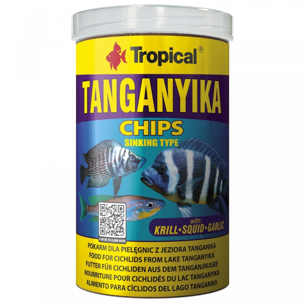 Tropical Tanganyika Chips, für: Tanganjikasee-Cichliden