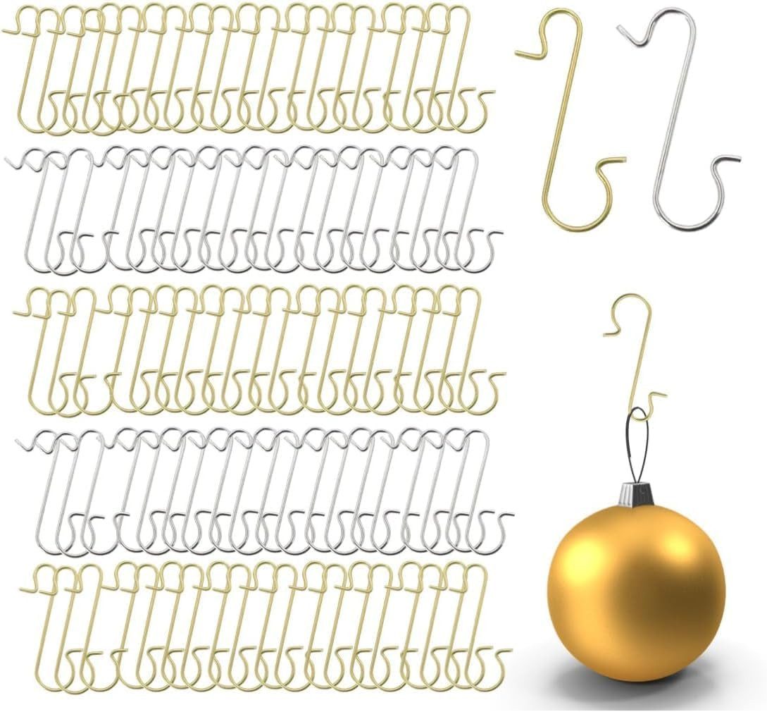 MerryXmas Christbaumschmuck 100x Weihnachtsbaum Haken: Baumhaken in Gold un günstig online kaufen