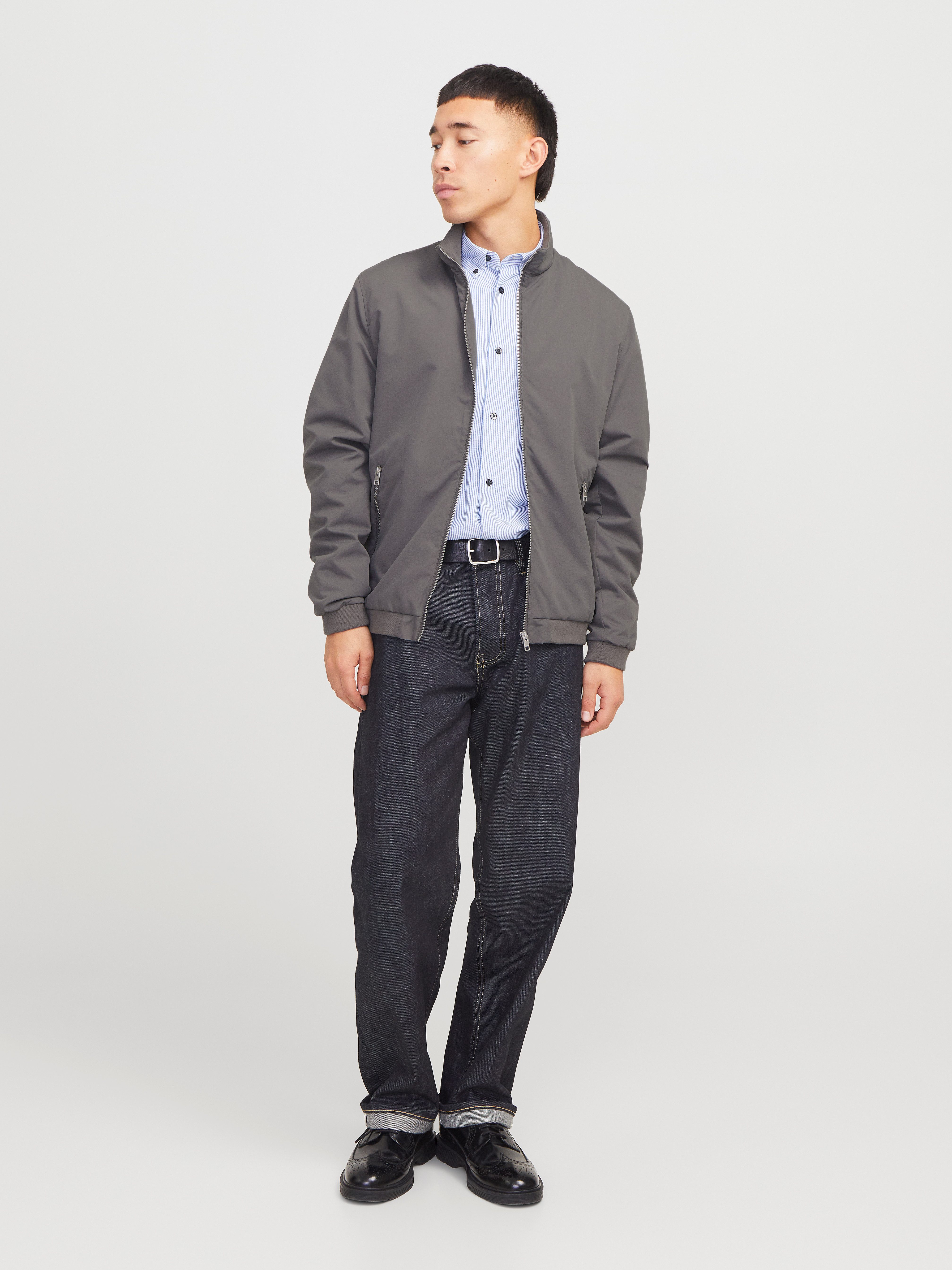 Jack & Jones Blouson JJERUSH Stylisch, funktional, ideal für Herbst, pflegeleicht mit stylischem Stehkragen