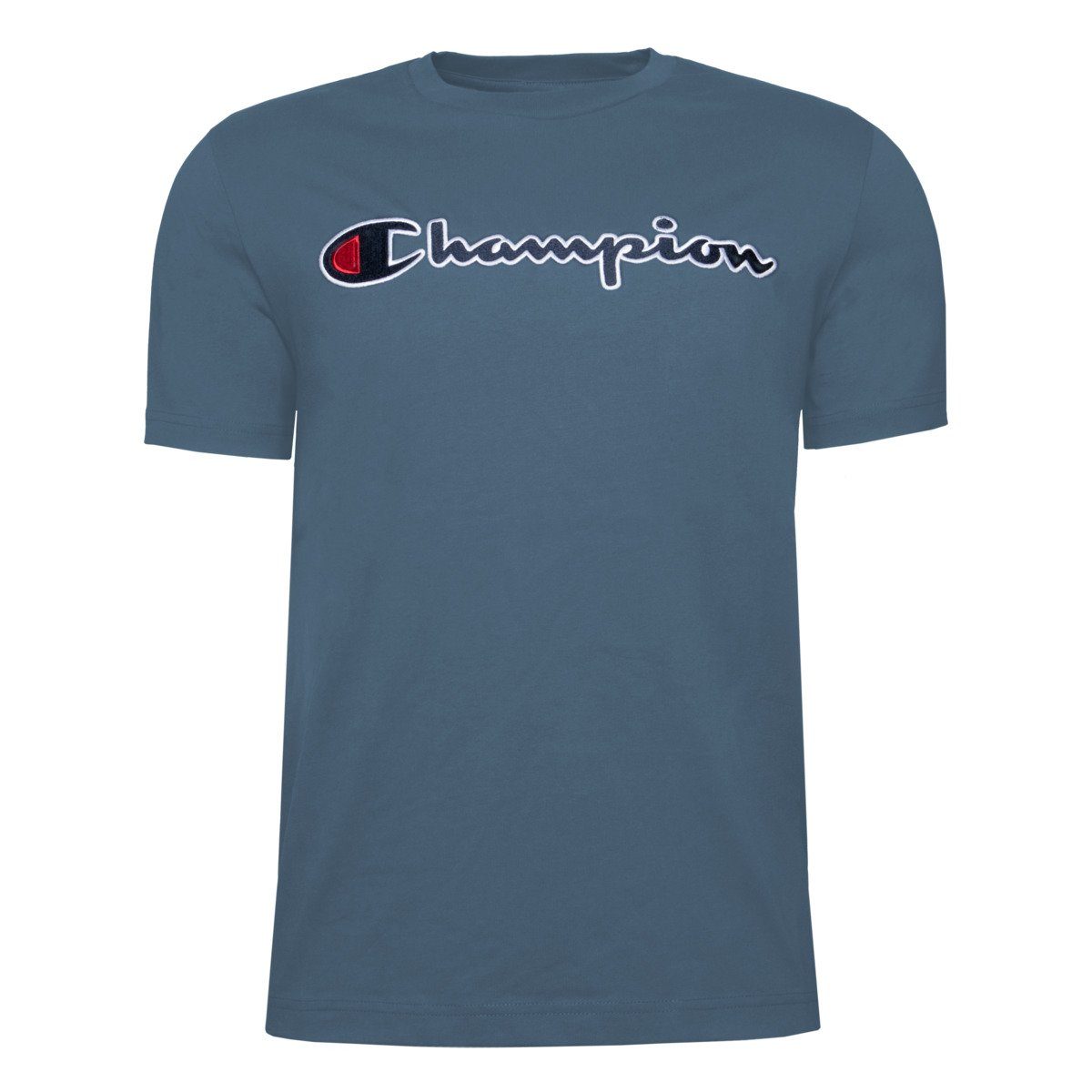 Crewneck T-Shirt Herren blau Champion