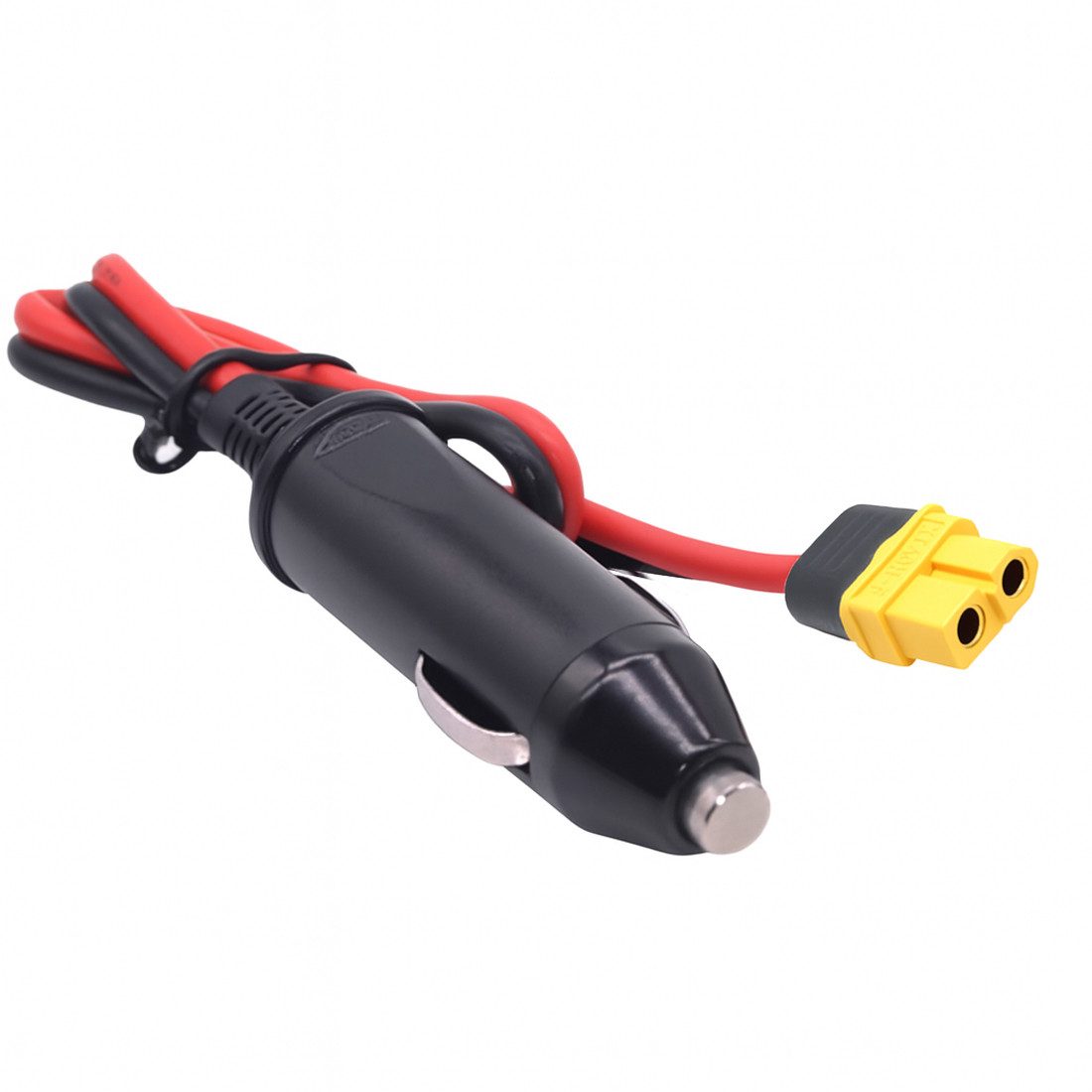 Bolwins G50 XT60 Buchse auf Stecker Auto Zigarettenanzünder Ladekabel Adapter Autoladekabel, Zigarettenanzünder-Stecker, XT60 Buchse (38 cm), Zigarettenanzünder auf XT60 Adapter mit Sicherung