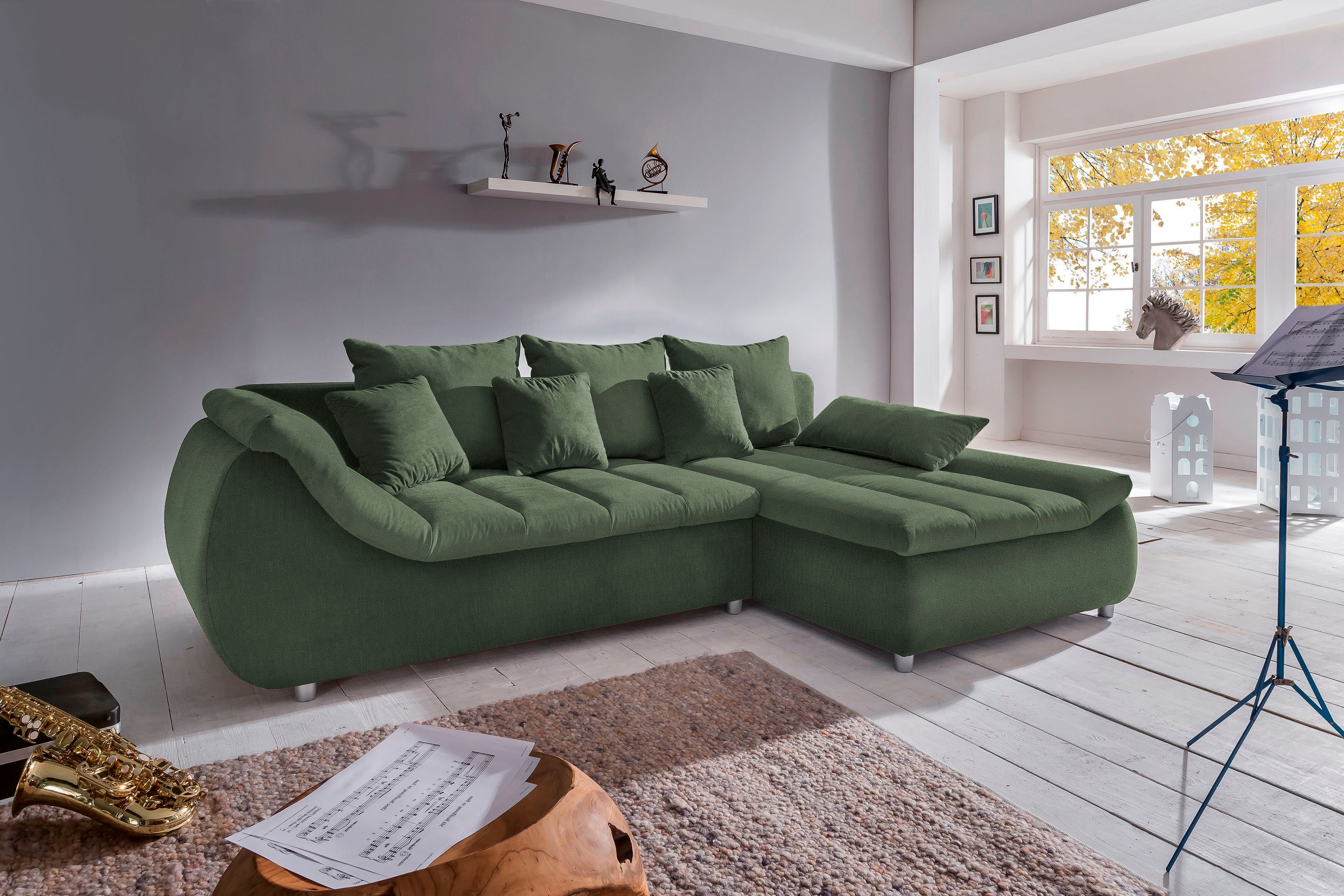 INOSIGN Ecksofa Imola elegant und bequem, günstig online kaufen
