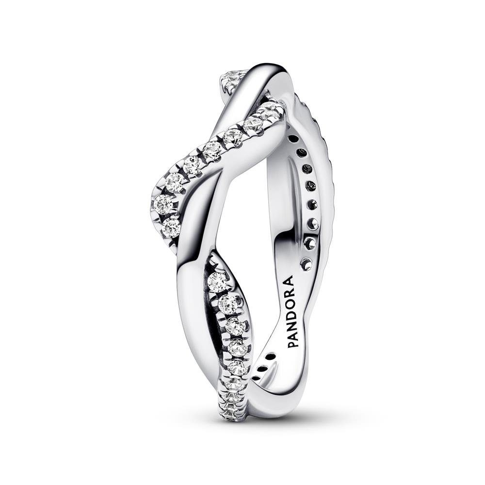 Pandora Silberring Verschlungene Wellen Ring von günstig online kaufen
