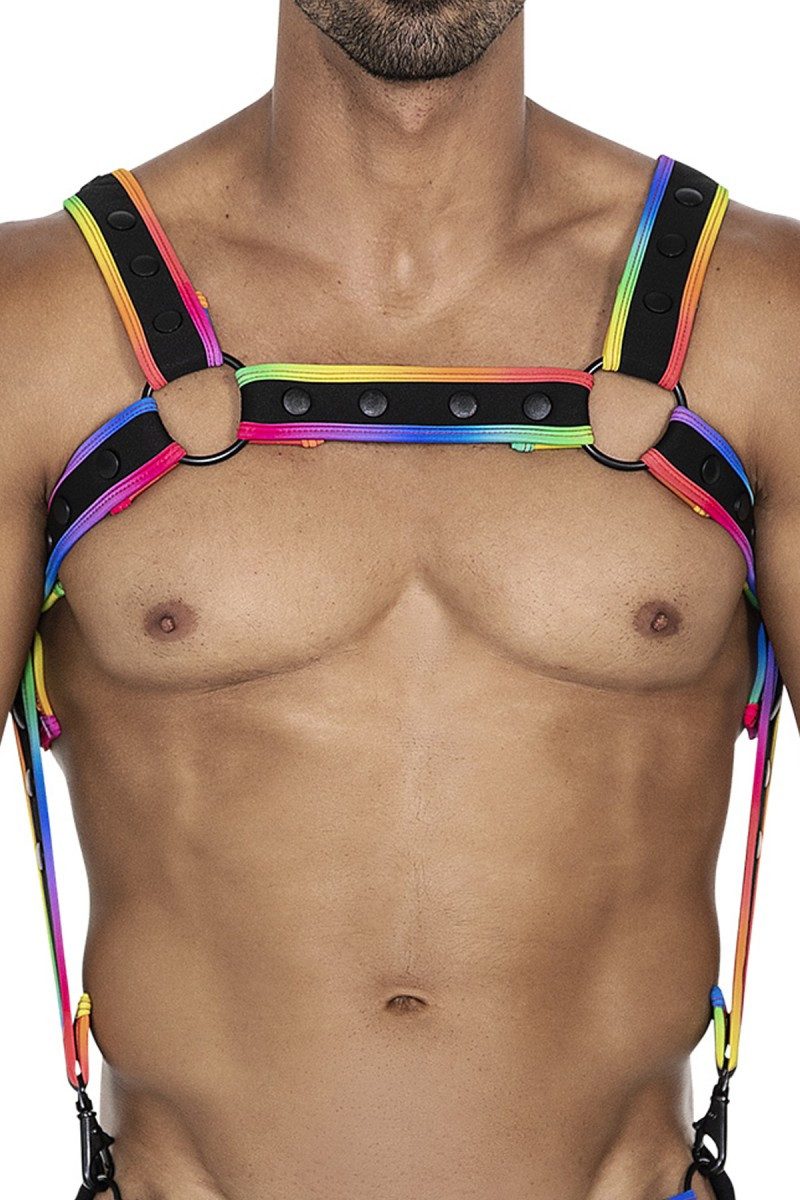CUT4MEN Body Body Harness in bunt - One Size