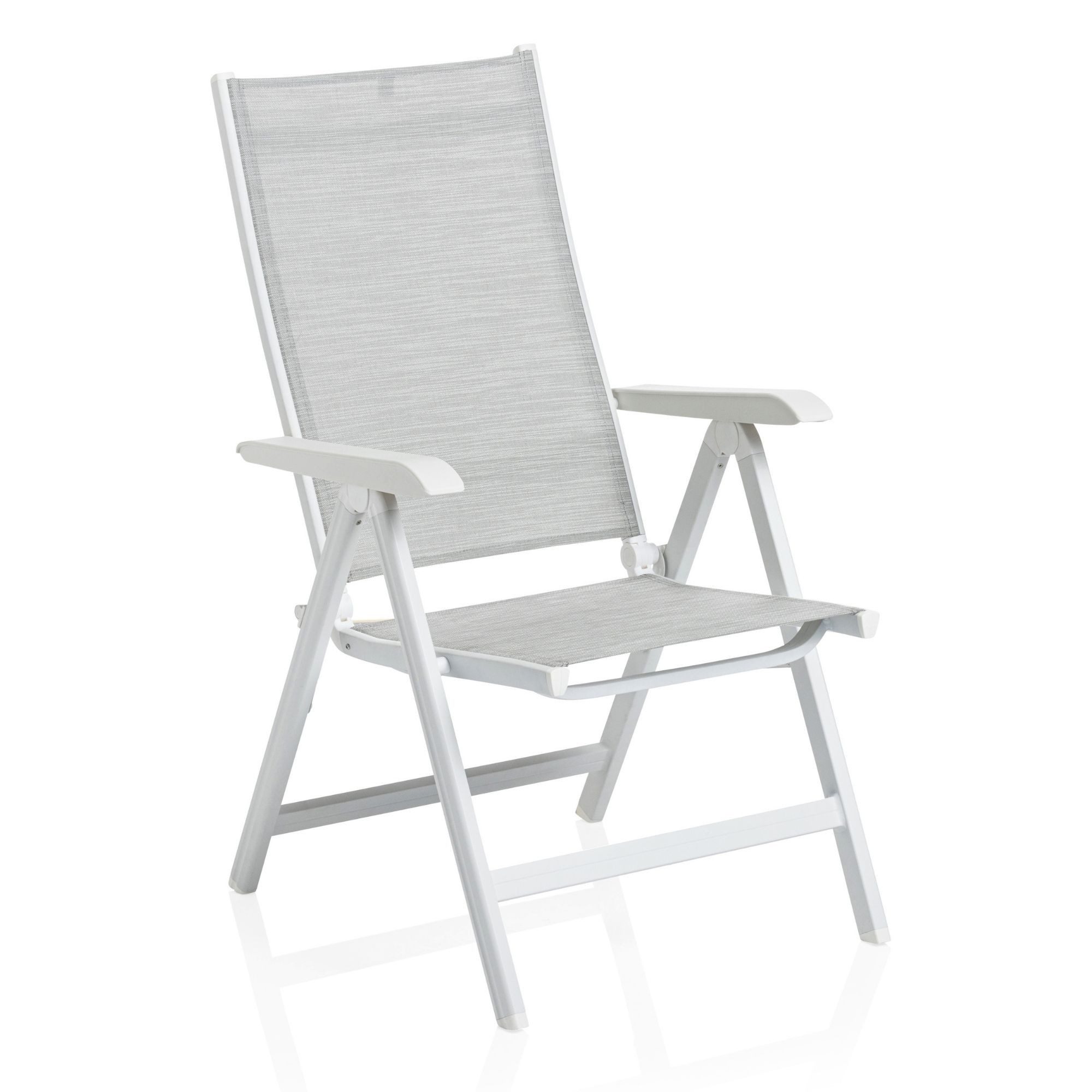 KETTLER Gartenstuhl Kettler Basic Plus Klappsessel Multipositionssessel wei günstig online kaufen