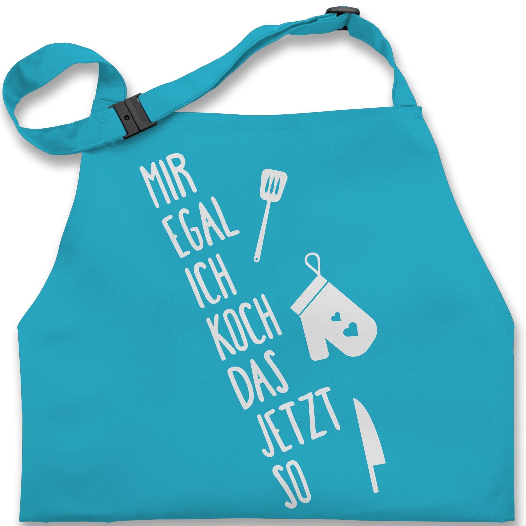 Shirtracer Kochschürze Mir egal ich koch günstig online kaufen