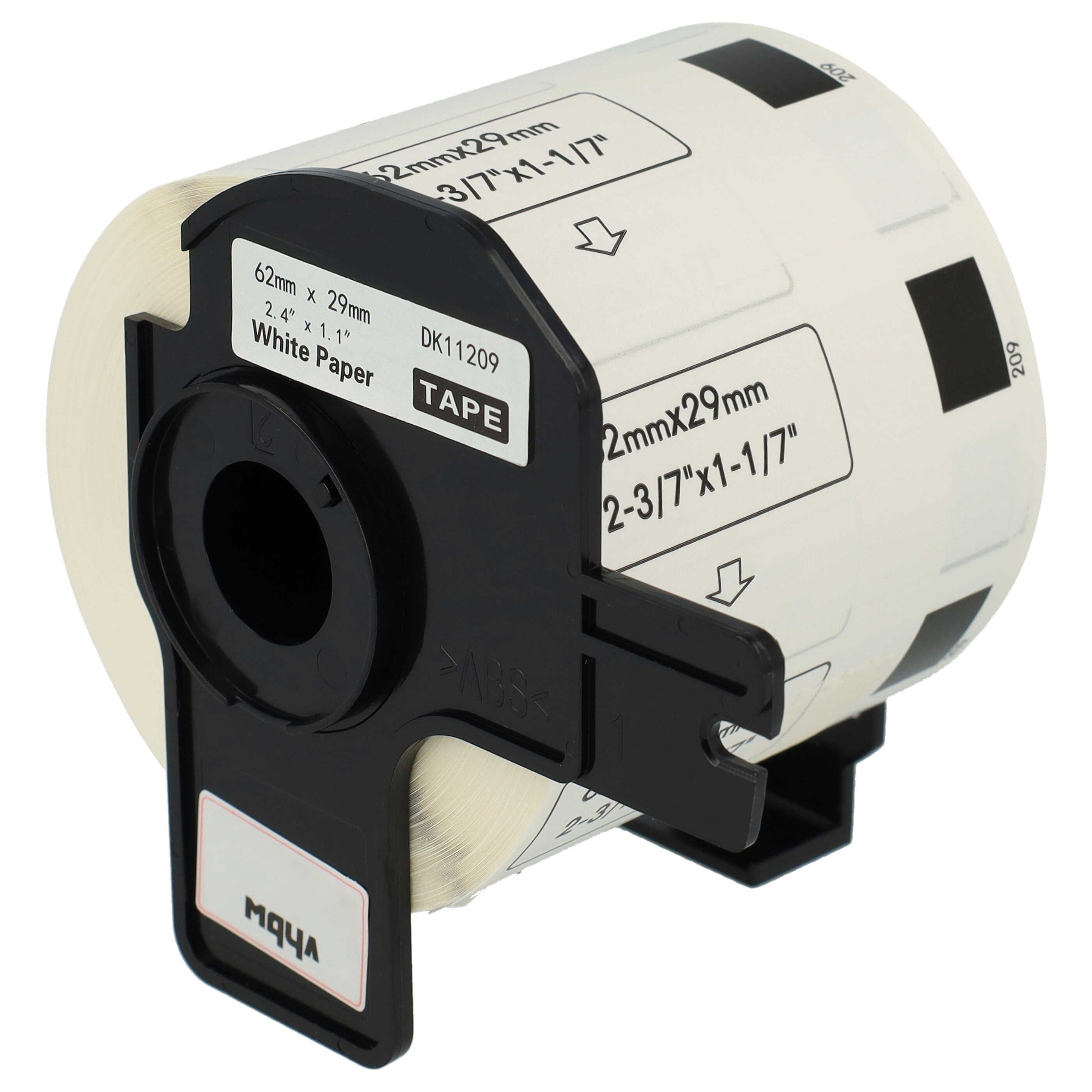 vhbw Etikettenpapier Ersatz für Brother DK-11209 für Etikettendrucker, Wetterfest