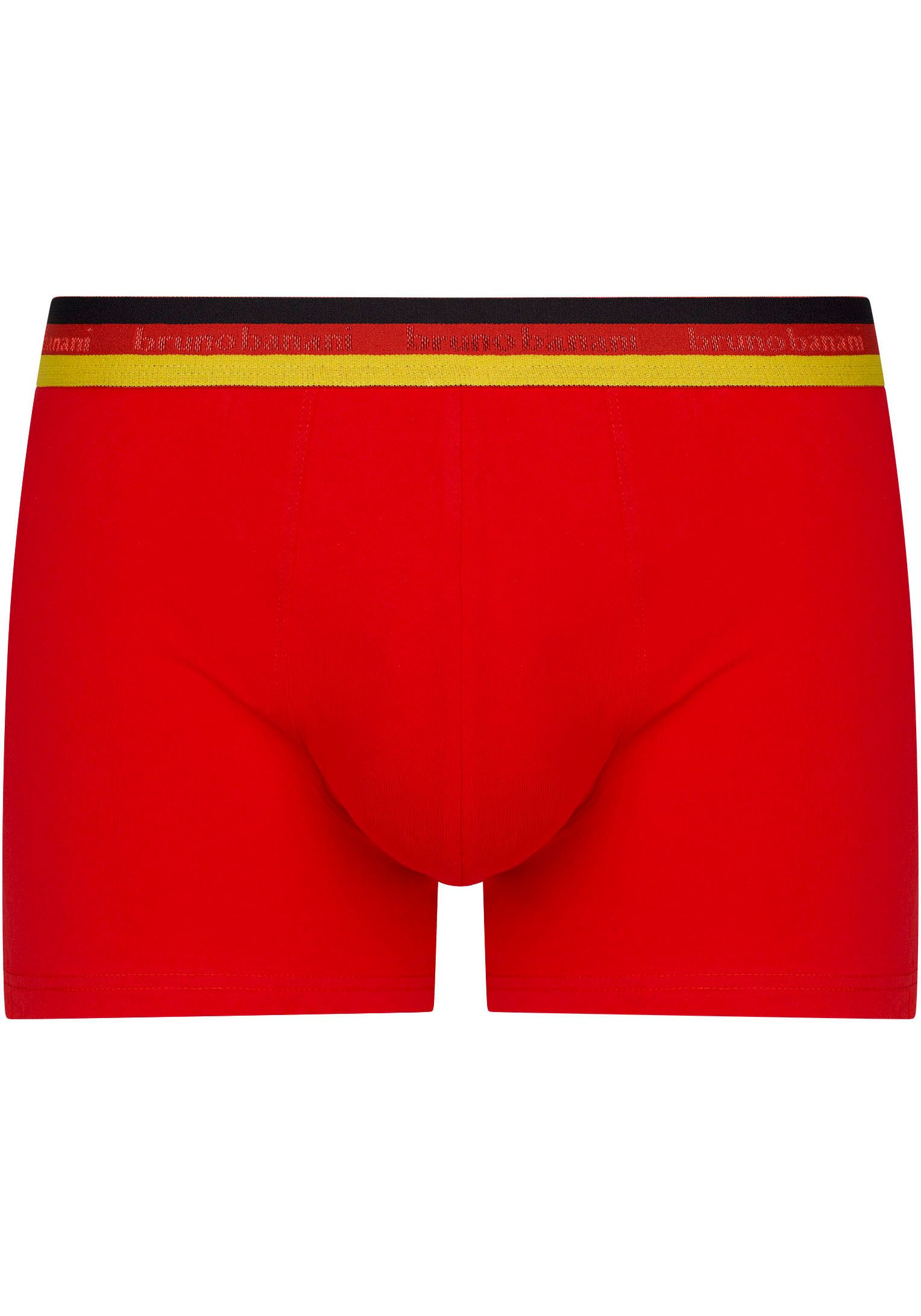 Bruno Banani Retro Pants Golden Goal (3er Pack) mit mehrfarbigem Bund