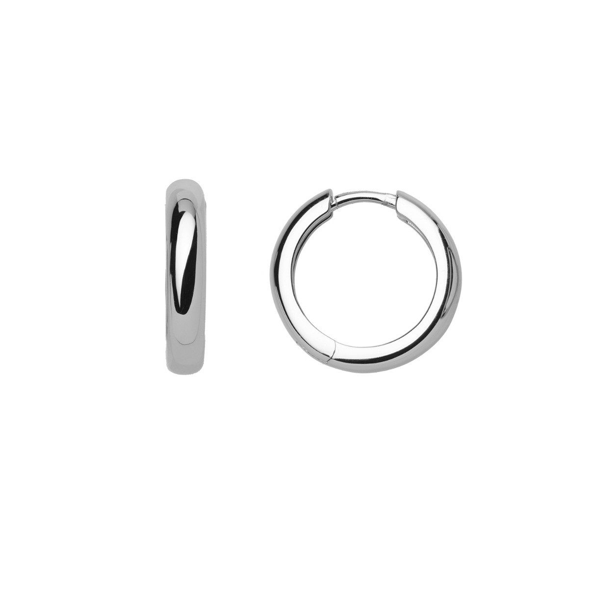 XENOX Paar Creolen Xenox Creolen Ohrringe Damen Klassik Sterlingsilber 17 mm XS8661