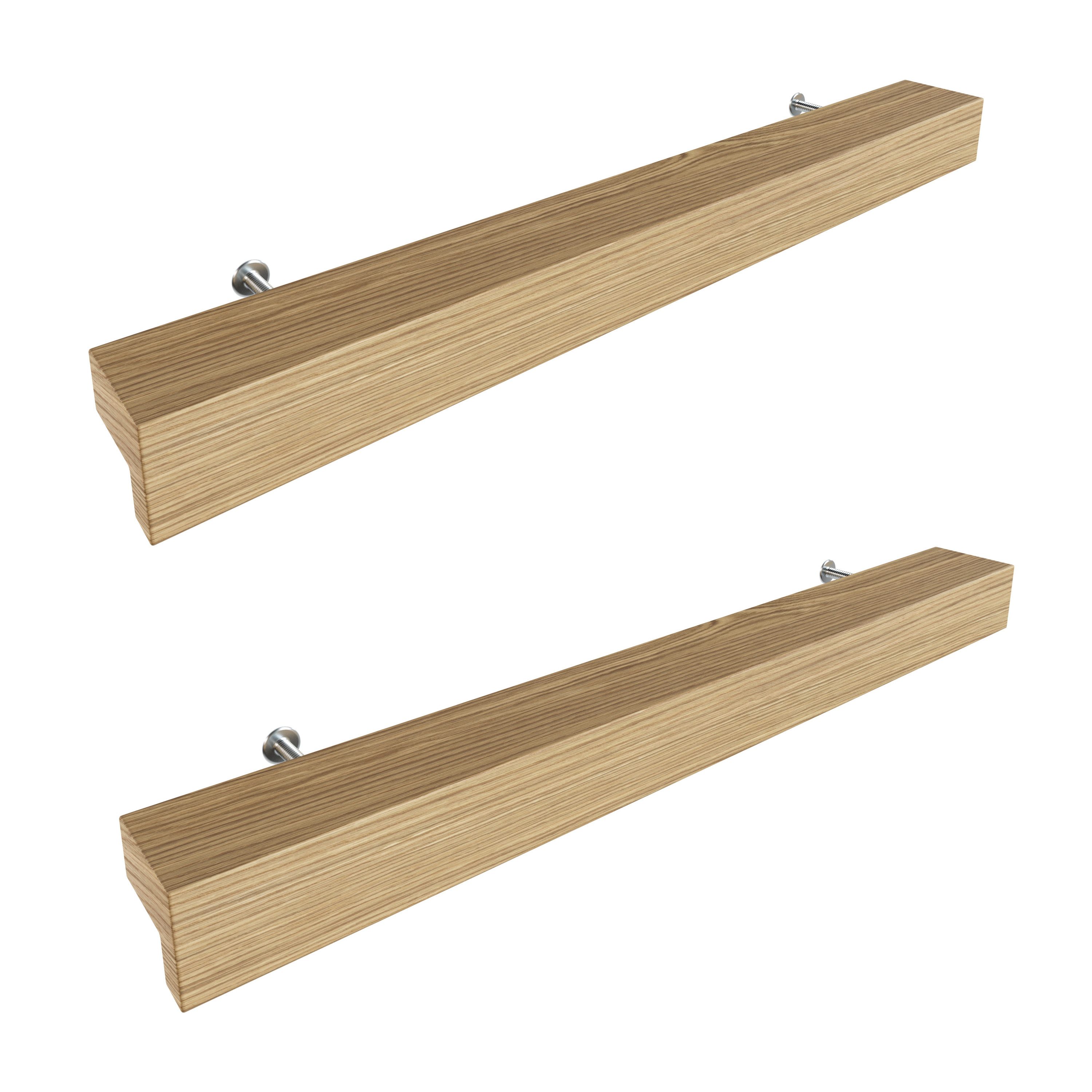 sossai® Мебельgriff Eichenholzgriff, GAH01 (2-St), Lochabstand 160mm